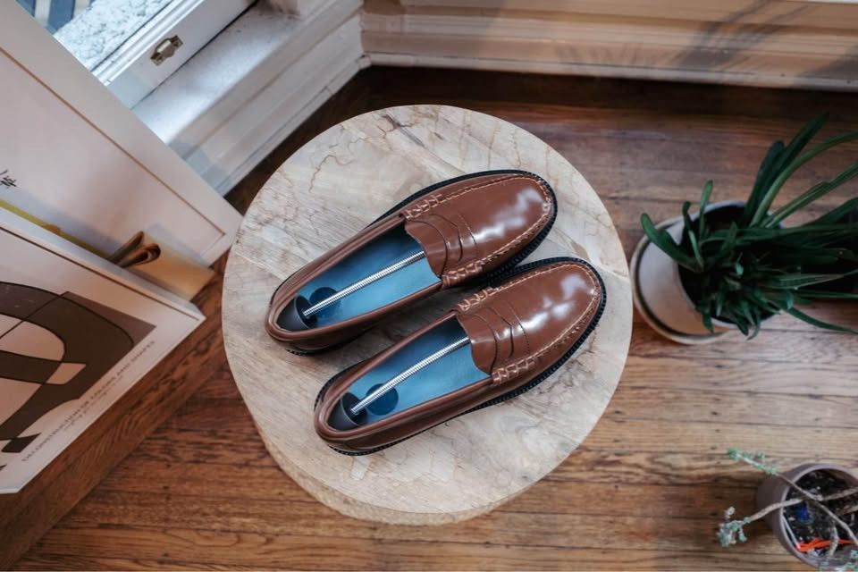 GH BASS MEN'S LARSON LUG WEEJUN (SIZE 10) LOAFER