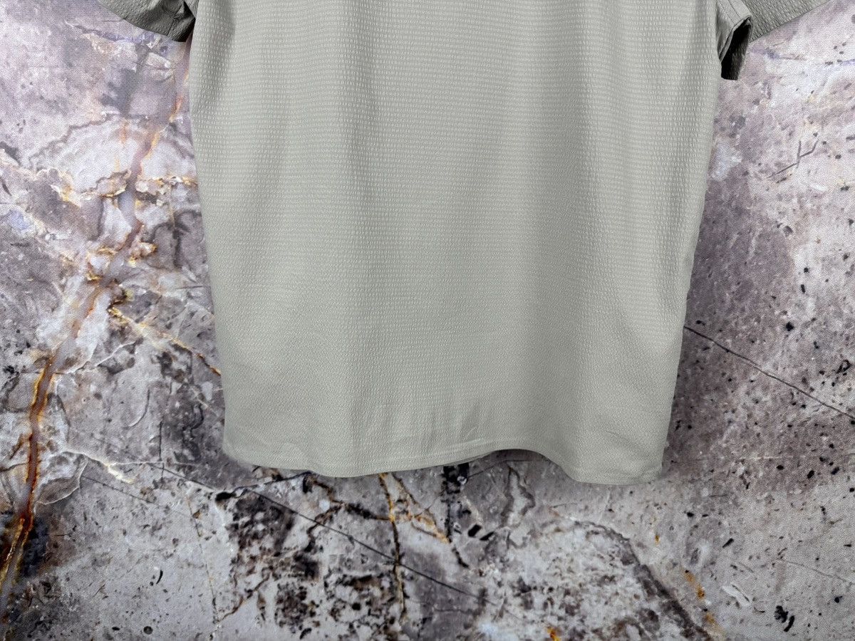 Other ARNE Men’s Textured Short Sleeve Button Shirt Beige Size US S / EU 44-46 / 1 - 9 Thumbnail