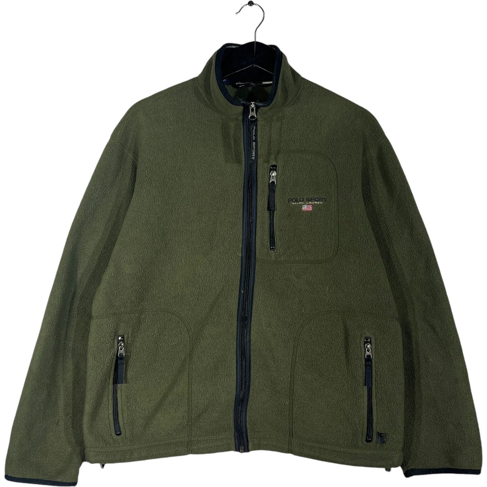 Polo Ralph Lauren Vintage Full Zip Polo Sport Fleece Zip-Up Jacket Size US S / EU 44-46 / 1 - 1 Thumbnail