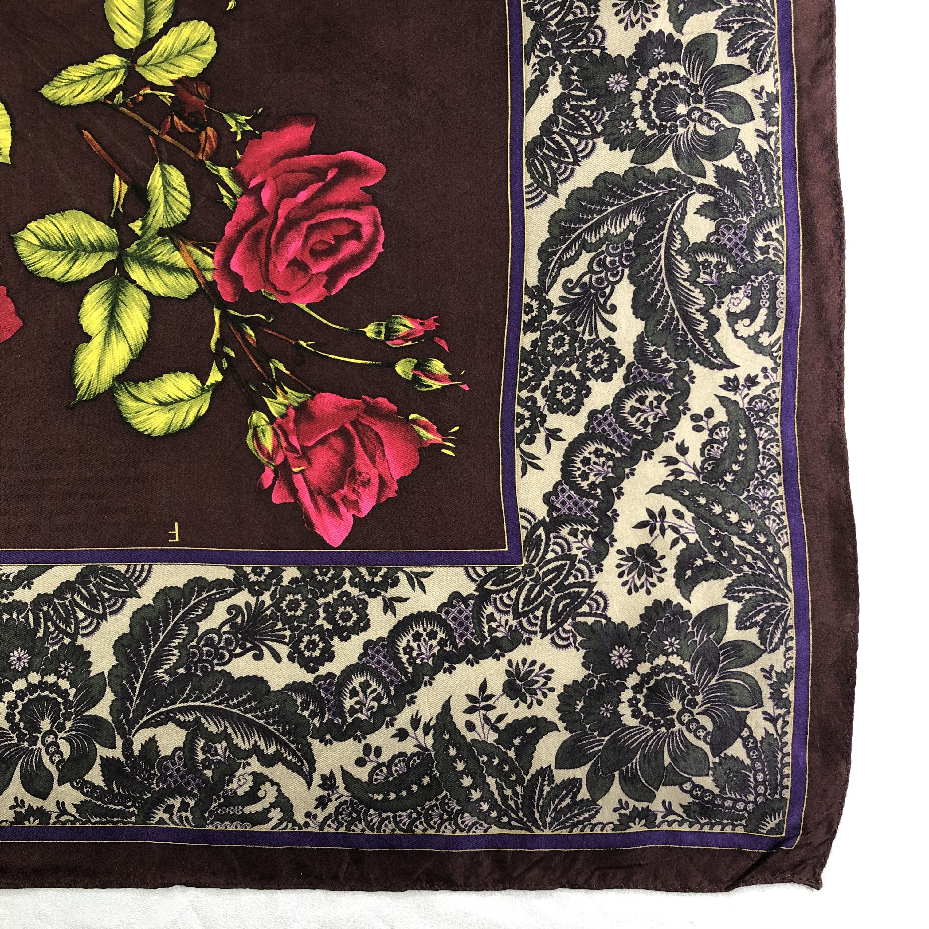 Vintage Vintage Silk Scarf Size ONE SIZE - 4 Thumbnail