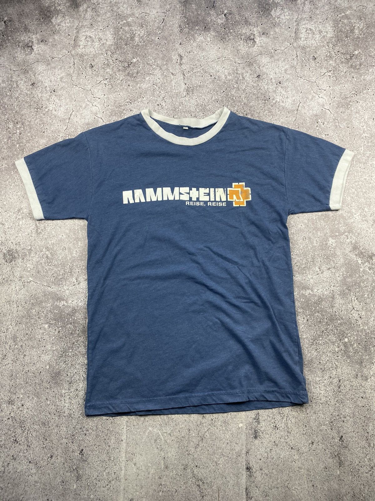 Band Tees × Vintage Rammstein ReiseReise vintage tour blue logo t shirt BAND Size US M / EU 48-50 / 2 - 1 Thumbnail