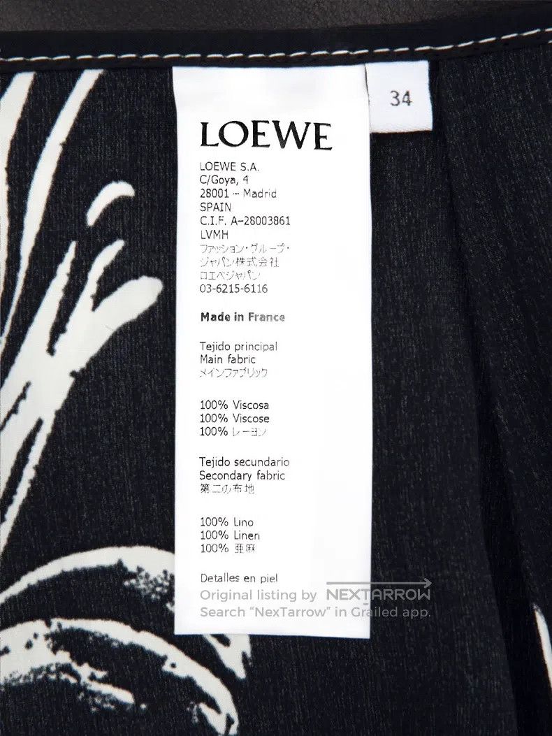 Loewe Loewe White floral pleated half skirt Size 42" / US 20 - 6 Thumbnail