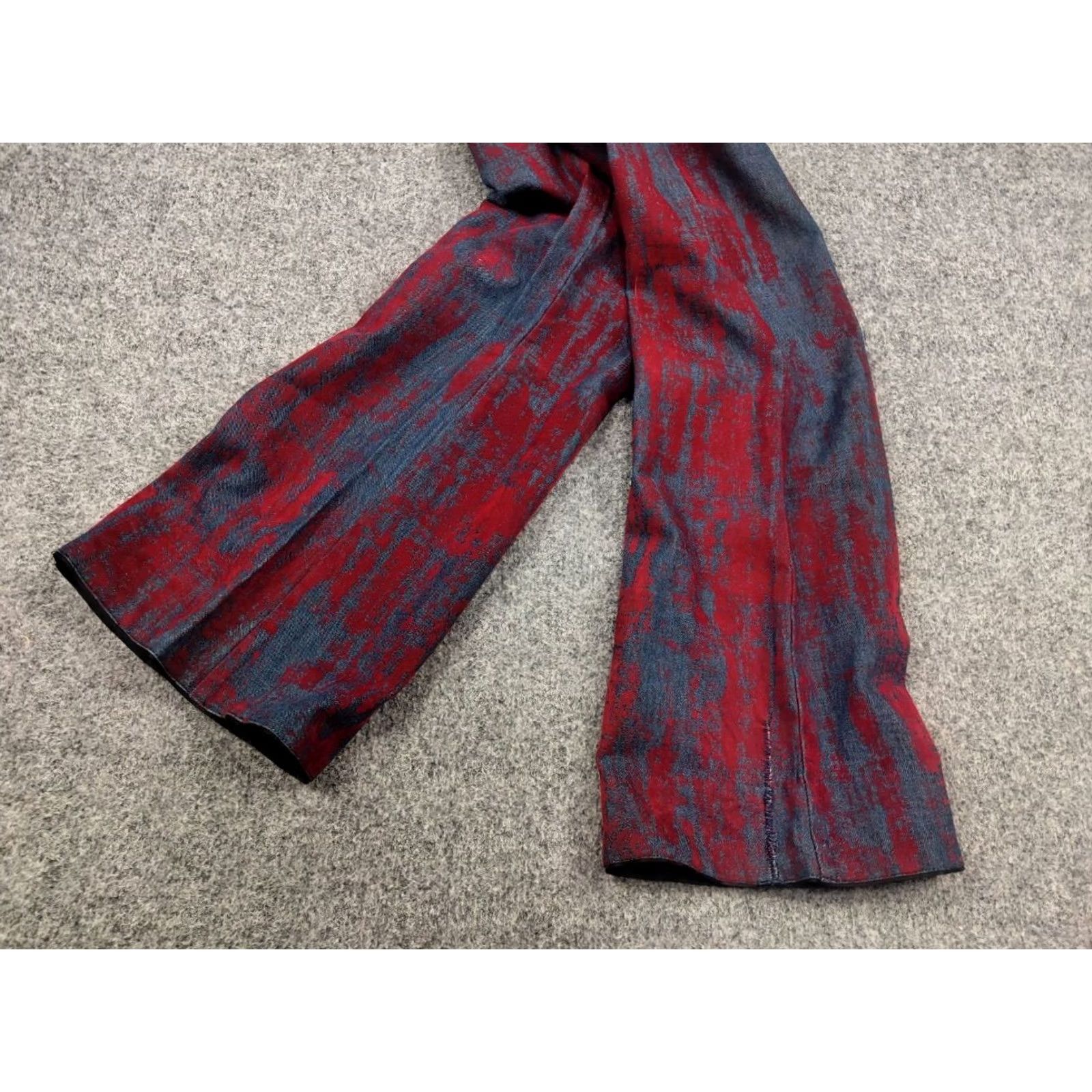 Vintage VINTAGE Hysteric Glamour Jeans Women Vintage Flared Jeans 26 27 Red Blue Denim Cotton Mid Belted Pockets Y2K Size 27" / US 4 / IT 40 - 5 Thumbnail