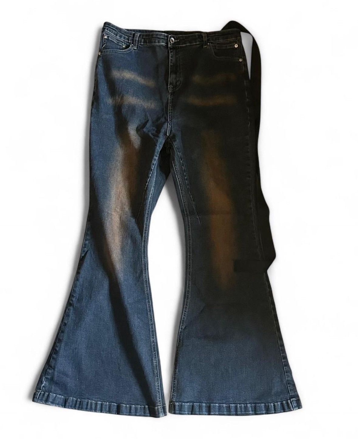 パンツ mud faded crushed flare jeans パンツ mud faded crushed flare jeans mud faded crushed flare jeans