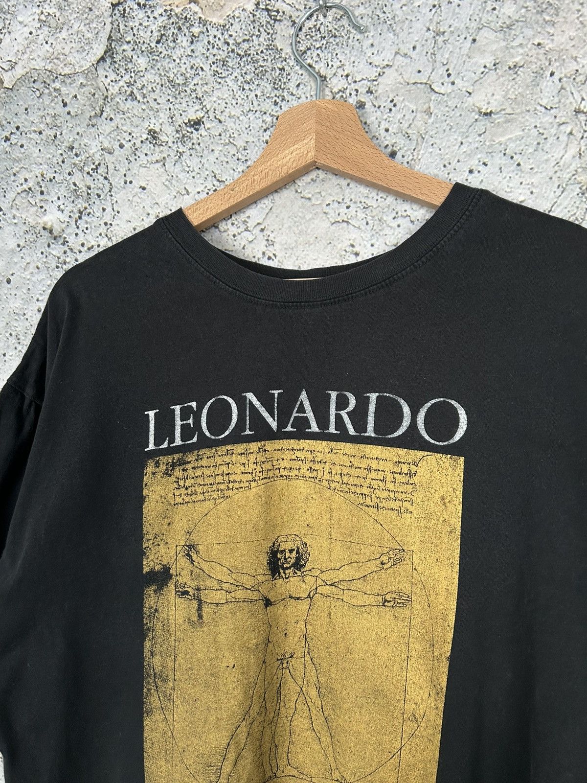 Vintage Vintage Leonardo Da Vinci Graphic Tee Archive 90s Grunge Size US XL / EU 56 / 4 - 3 Thumbnail