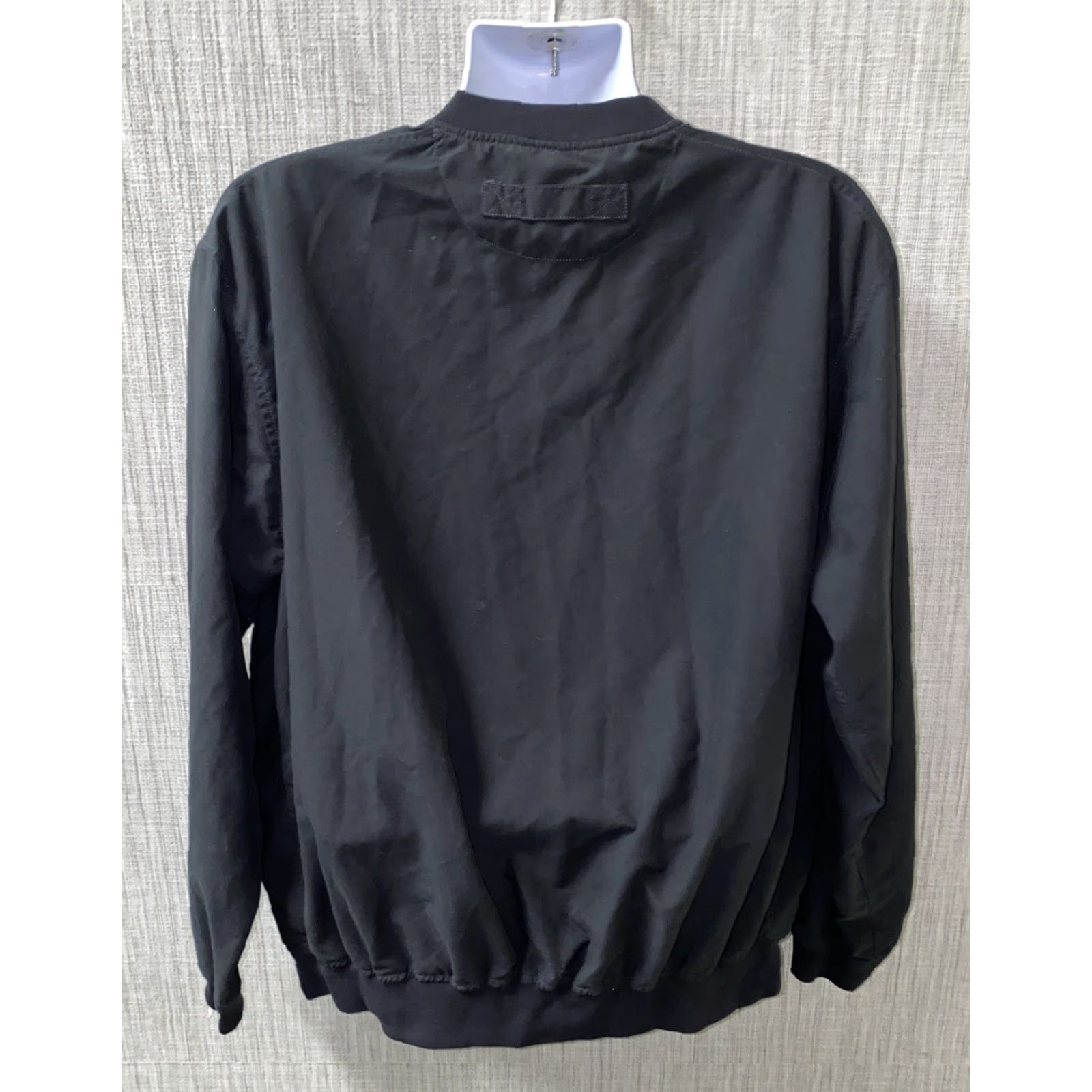 CO Duluth Mens Black Polyester V-Neck Golf Jacket Size L Size US L / EU 52-54 / 3 - 4 Thumbnail