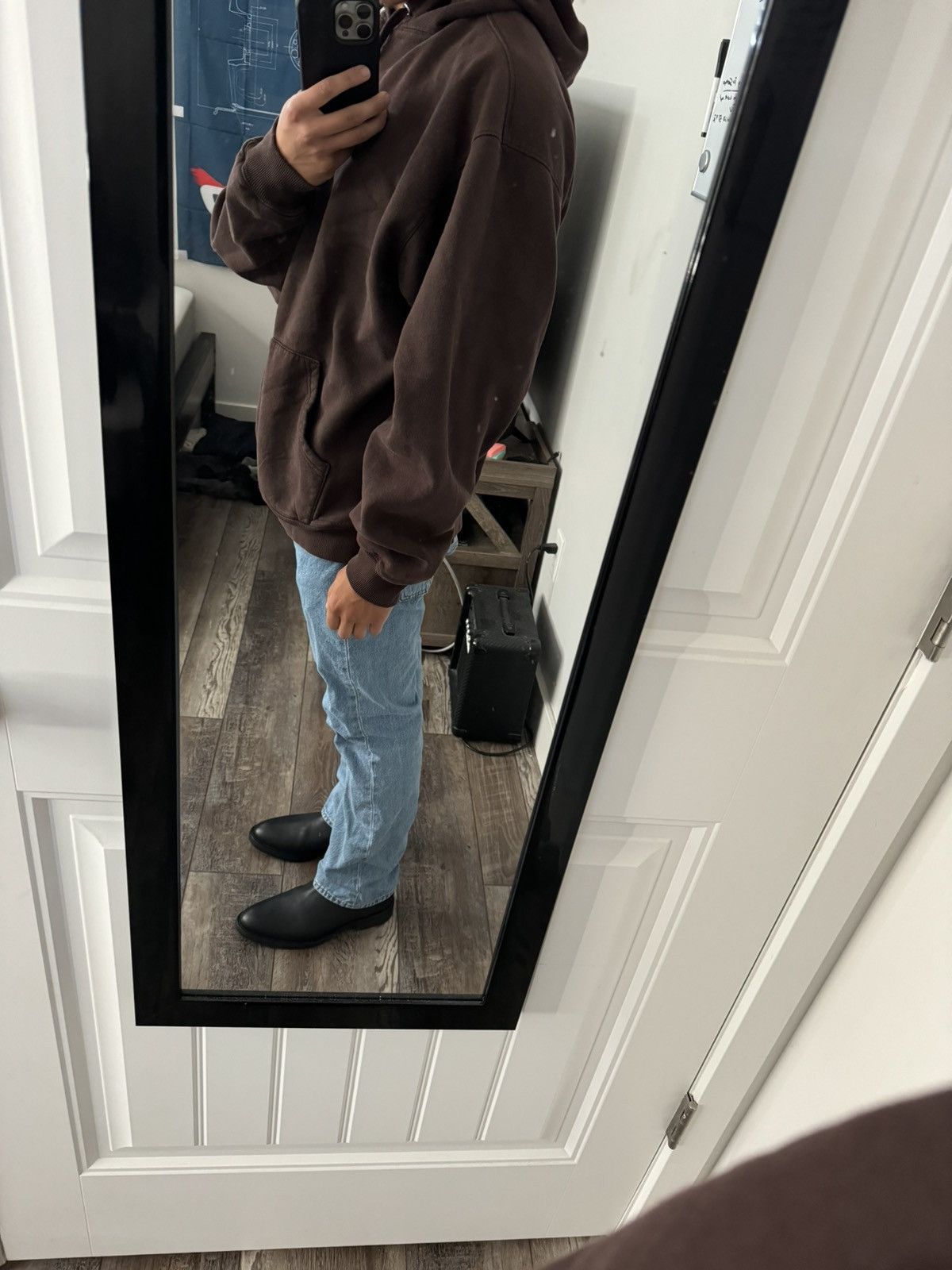 Champion Champion Vintage Oversized hoodie(Travis Scott brown) Size US L / EU 52-54 / 3 - 4 Thumbnail