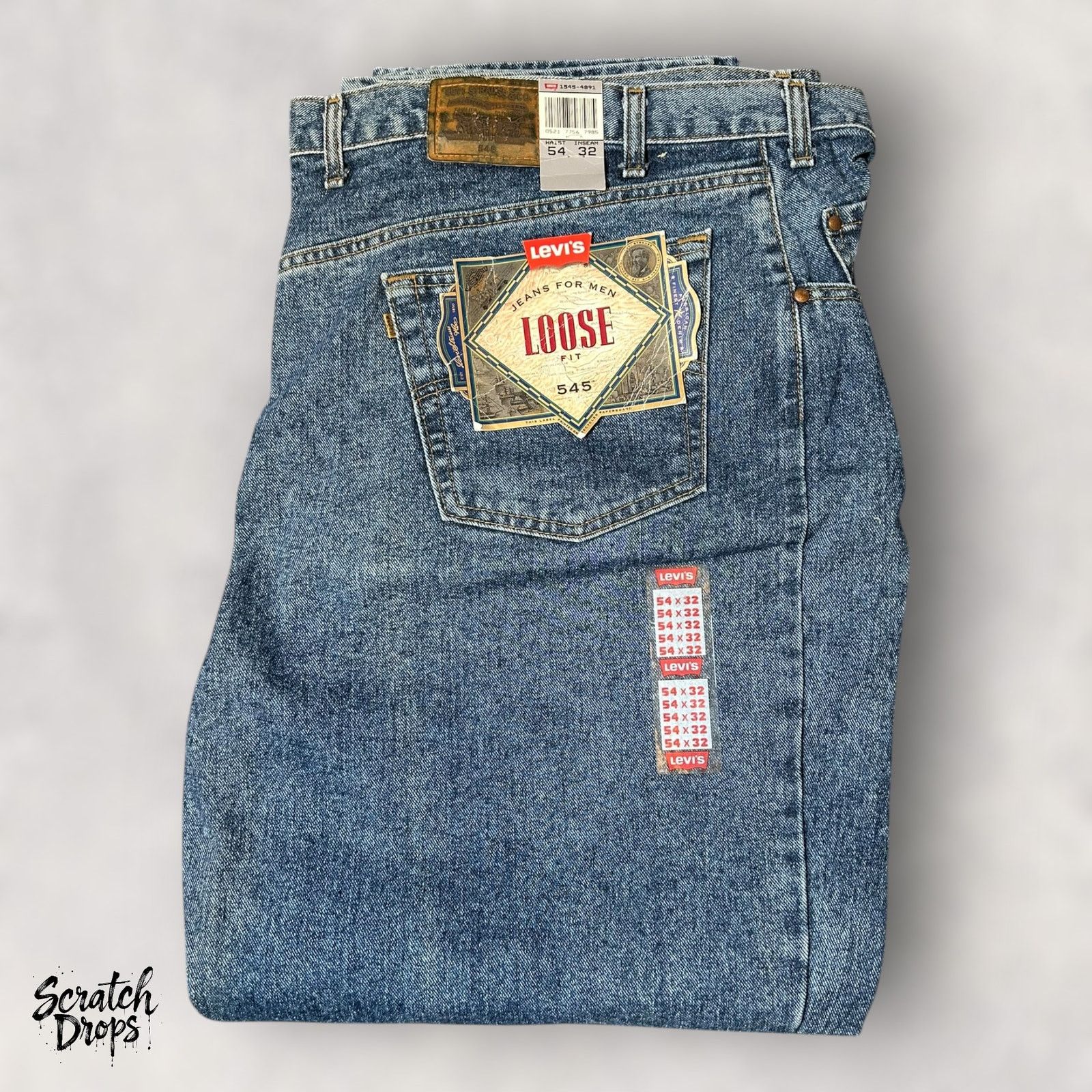 Levi's Vintage Levi's 545 Men's Jeans NWT Deadstock W54 L32 Loose Size US 38 / EU 54 - 7 Thumbnail