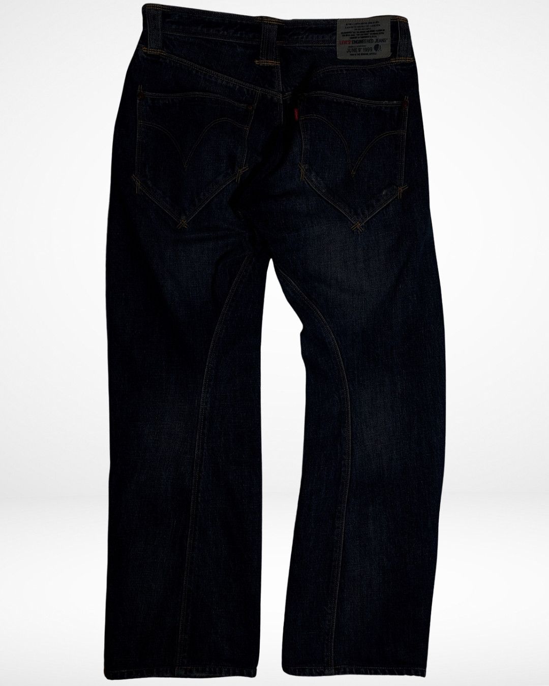 Levi's Vintage Clothing 2012 Levis Engineered Aged Blue Twisted Denim Pants Size US 31 - 6 Thumbnail