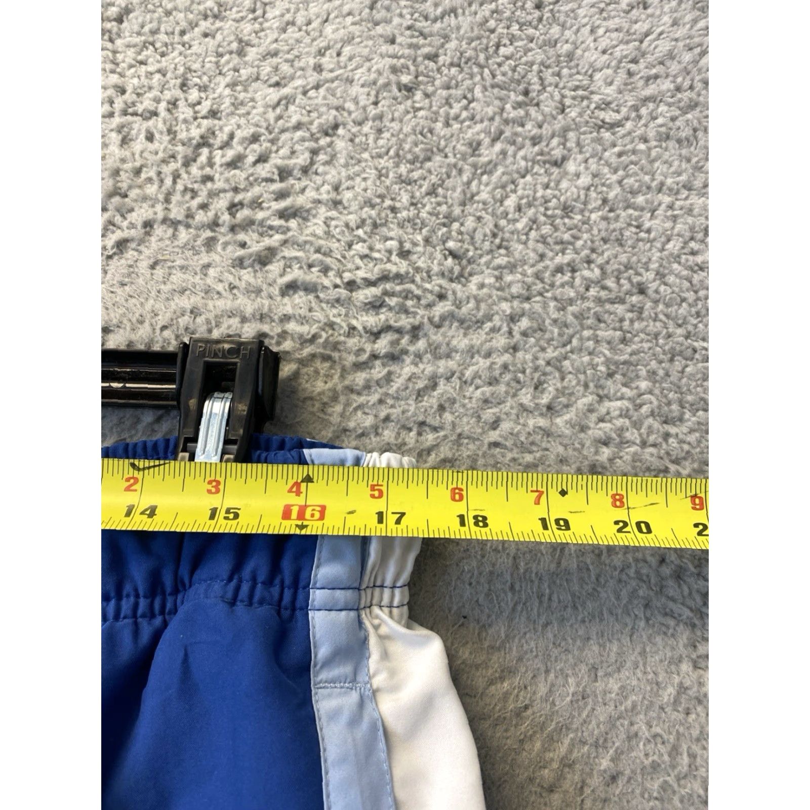 Roundtree & Yorke Roundtree & Yorke Swim Trunks Shorts Mens L Blue Pockets Drawstring /127-10 Size US 33 - 4 Thumbnail