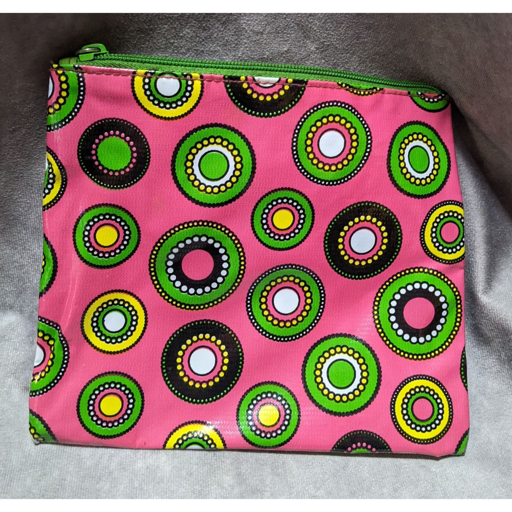 Other Green And Pink Mod Travel Pouch by Mainstreet Collection Size ONE SIZE - 5 Thumbnail