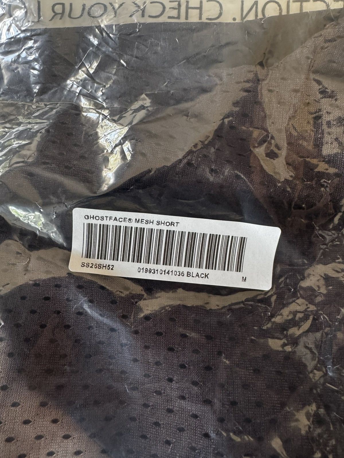 Supreme Supreme Ghostface Mesh Shorts SS26 Black Size M (IN HAND) Size US 32 / EU 48 - 3 Thumbnail
