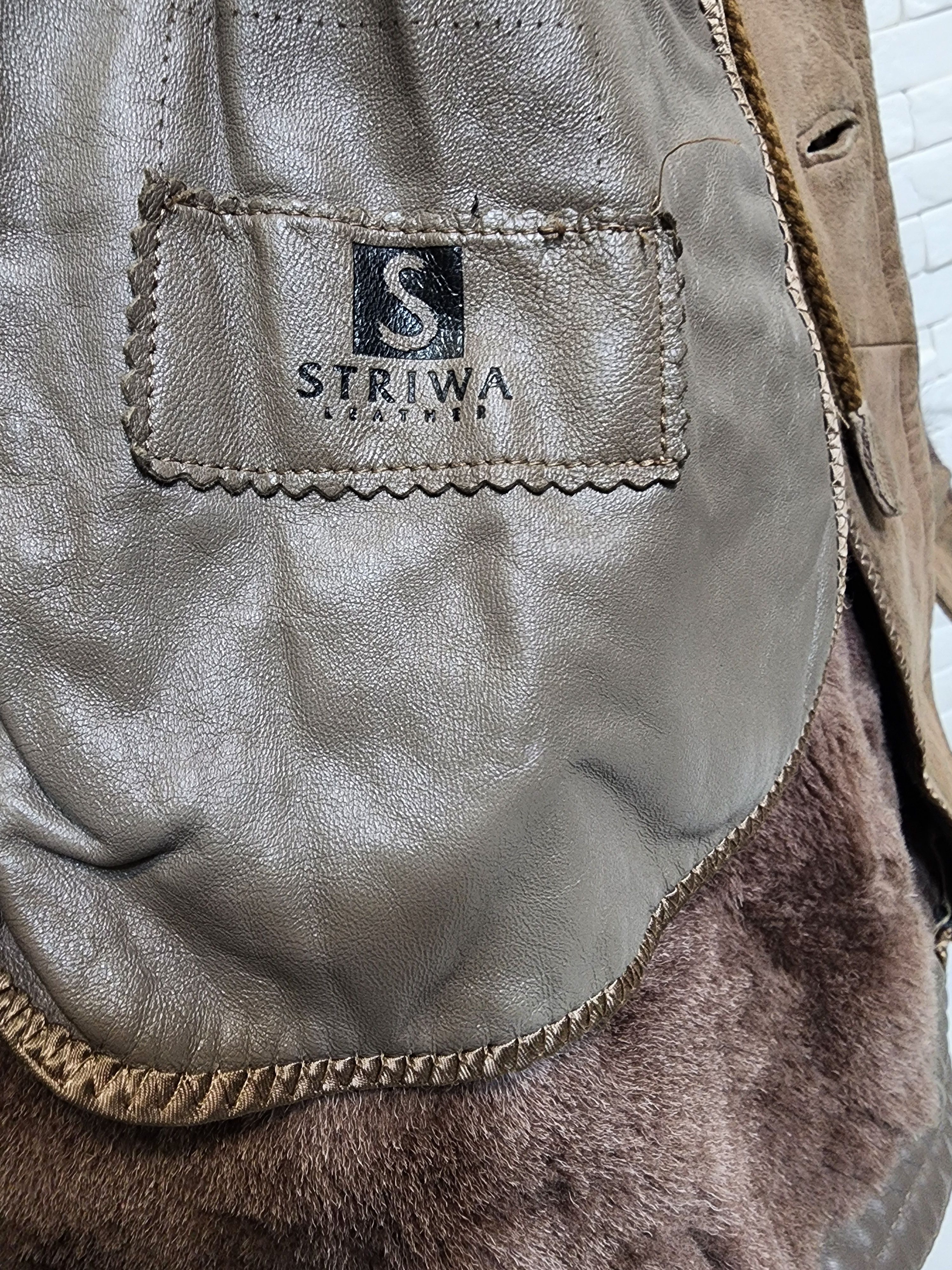 Furla Men's Brown Sheepskin Coat: Genuine Fur, Button Front Size US L / EU 52-54 / 3 - 10 Thumbnail