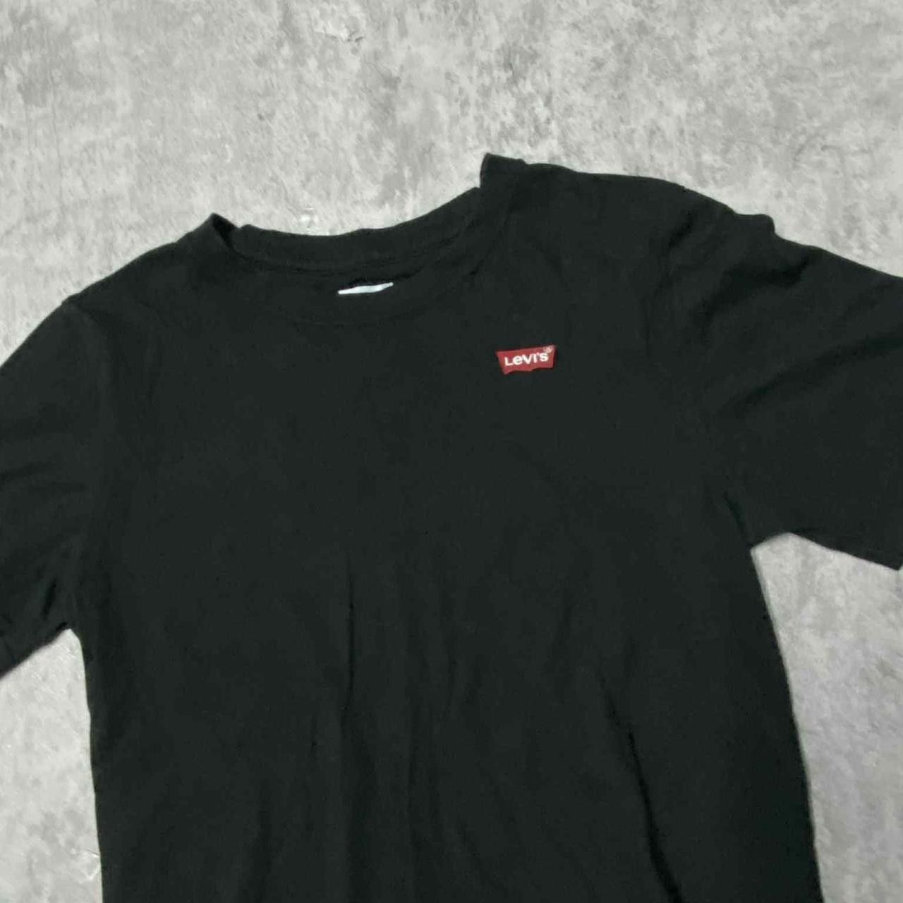 Levi's Levi's black cotton tee Size US S / EU 44-46 / 1 - 2 Thumbnail
