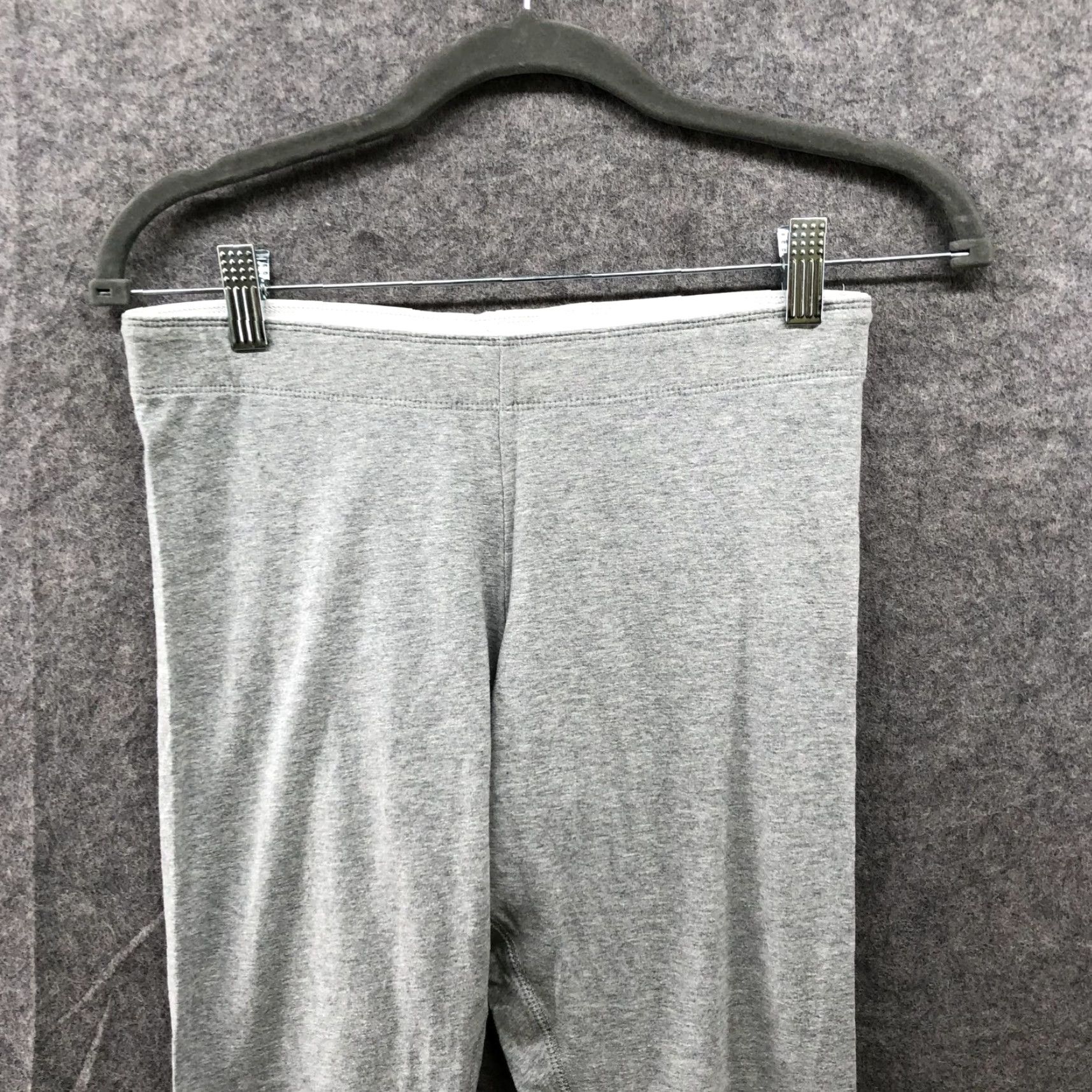 Nike Nike Club Logo Leggings Womens M Gray Swoosh Cotton Blend Yoga Gym Lounge Size 32" / US 10 / IT 46 - 3 Thumbnail