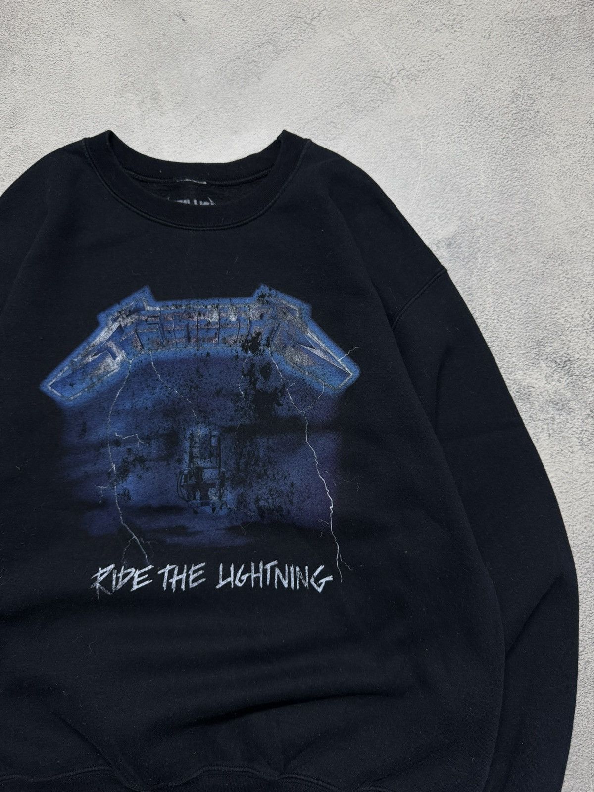 Metallica Vintage Metallica Ride The Lightning Sweatshirt 00’s Size US L / EU 52-54 / 3 - 5 Thumbnail