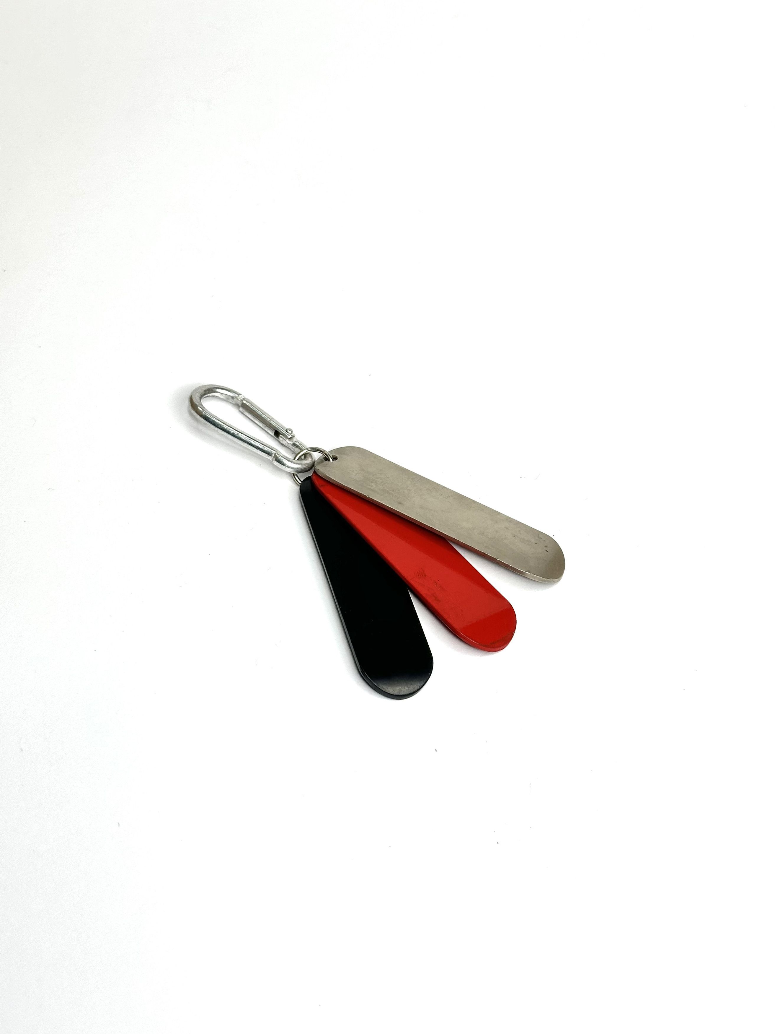 Carolina Herrera KH Heroes 212 Forever Young skateboards multi layer keychain Size ONE SIZE - 2 Thumbnail