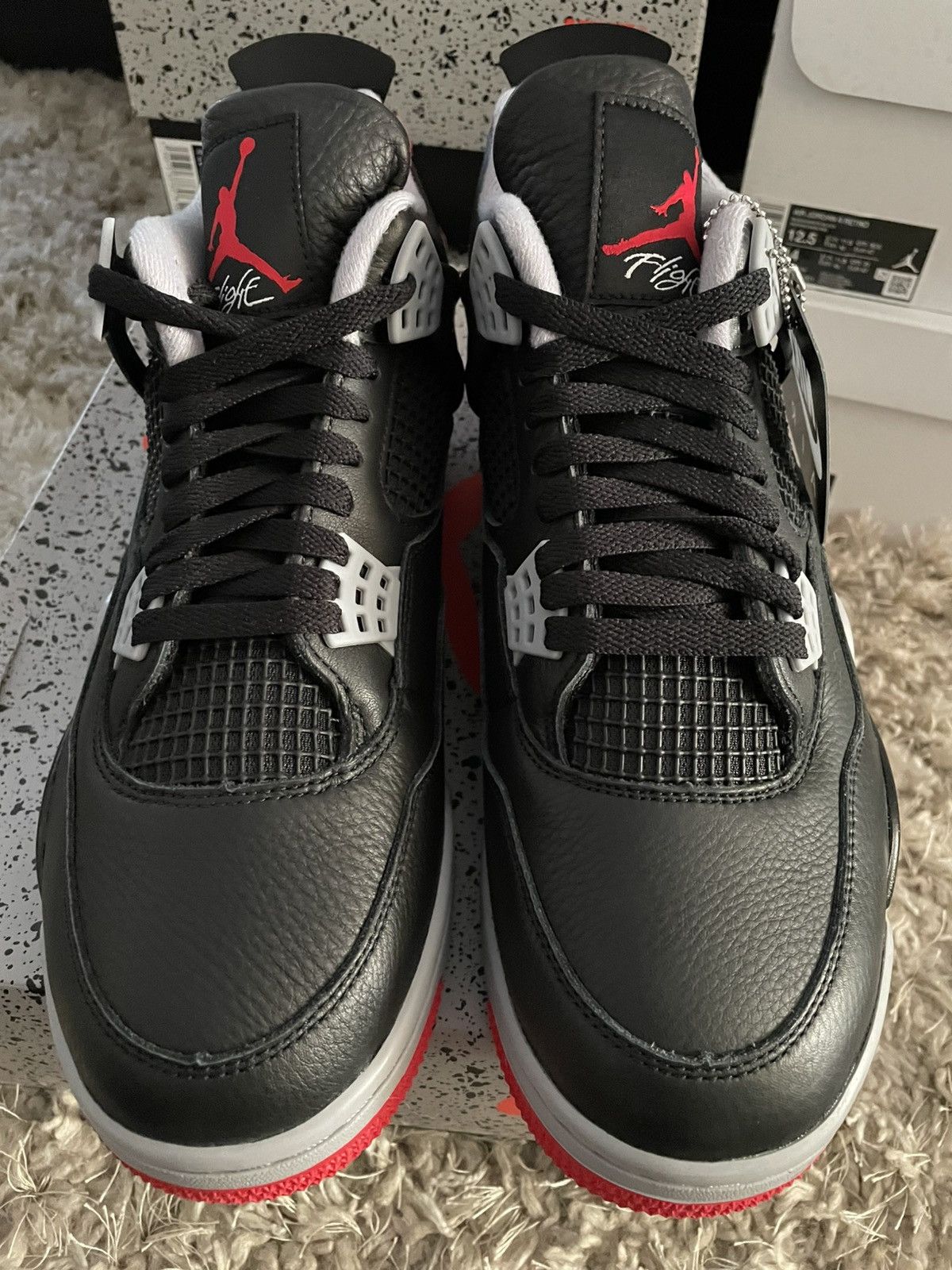 Jordan Brand Jordan 4 Bred Reimagined Size US 11 / EU 44 - 4 Thumbnail