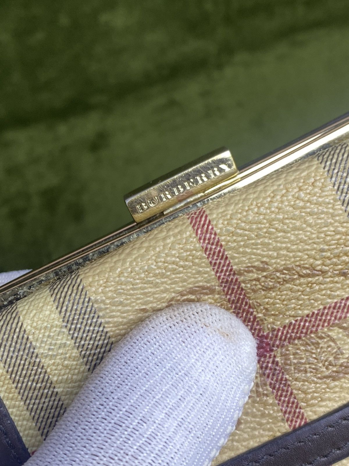 Burberry Vintage Burberry Nova Check Wallet Size ONE SIZE - 4 Thumbnail