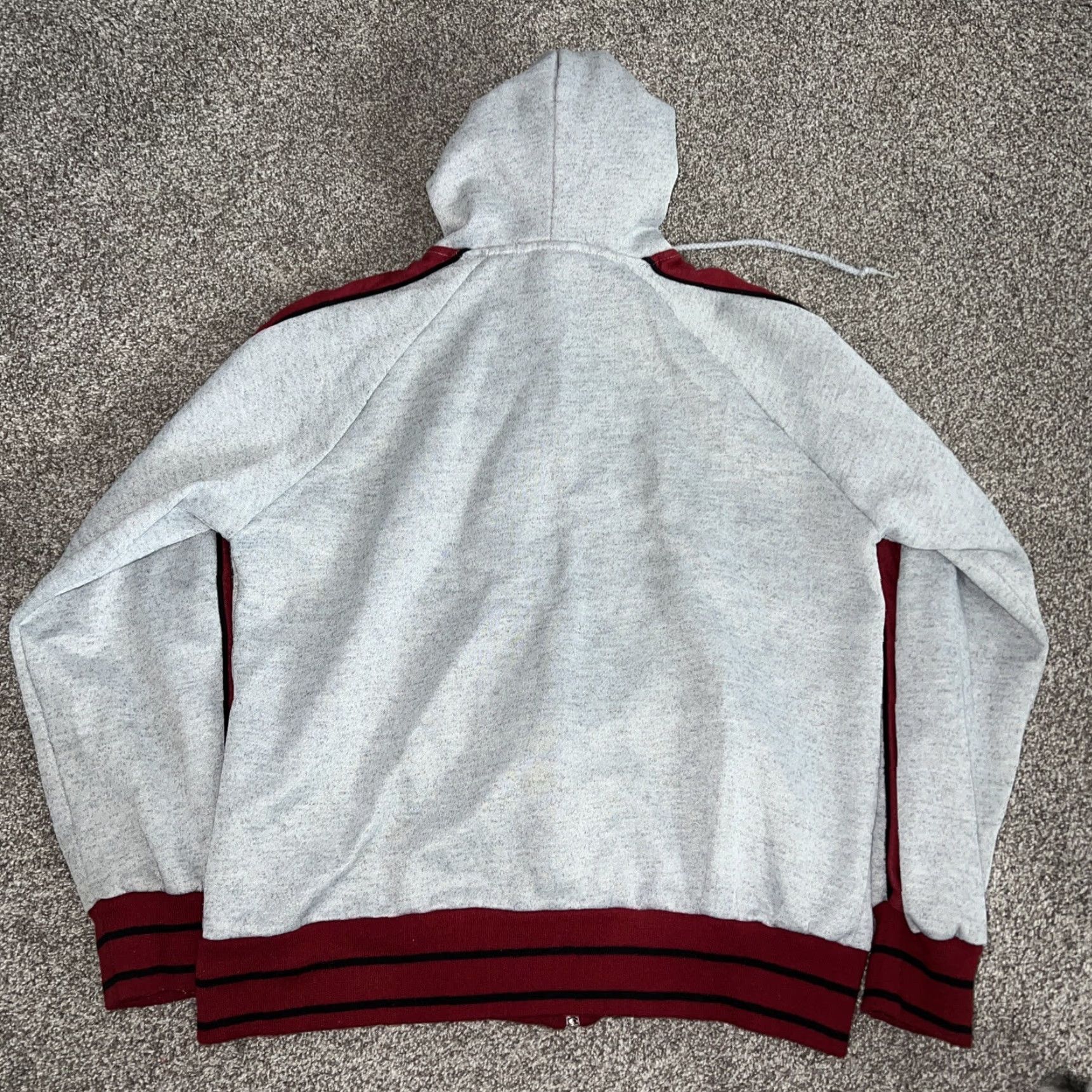Vintage VINTAGE 1980s McGraw Gray Full Zip Hoodie Mens Size Large Pullover Size US L / EU 52-54 / 3 - 4 Thumbnail