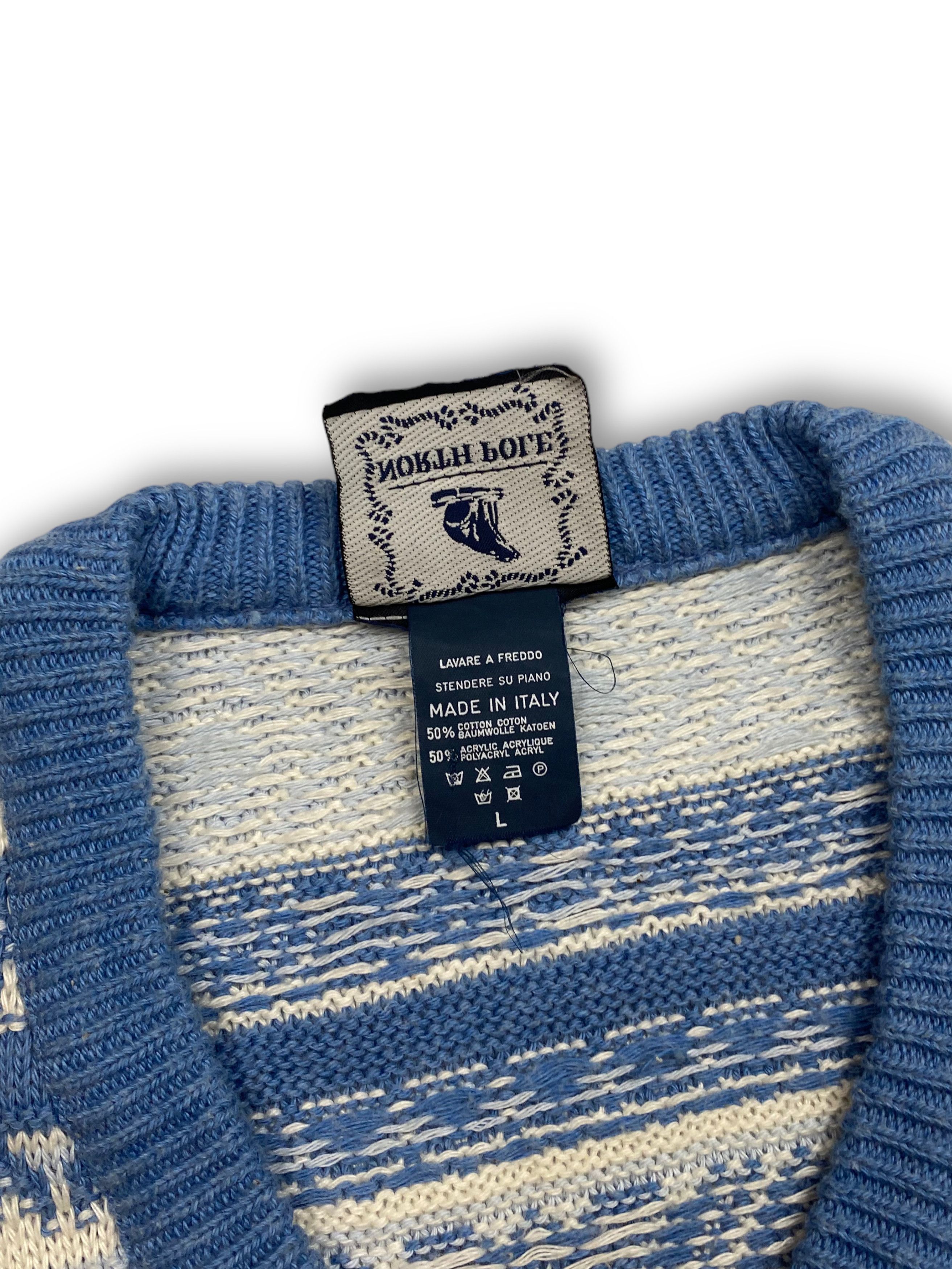 Vintage VIntage NORTH POLE Winter Pattern Wool Sweater M515 Size US M / EU 48-50 / 2 - 6 Thumbnail