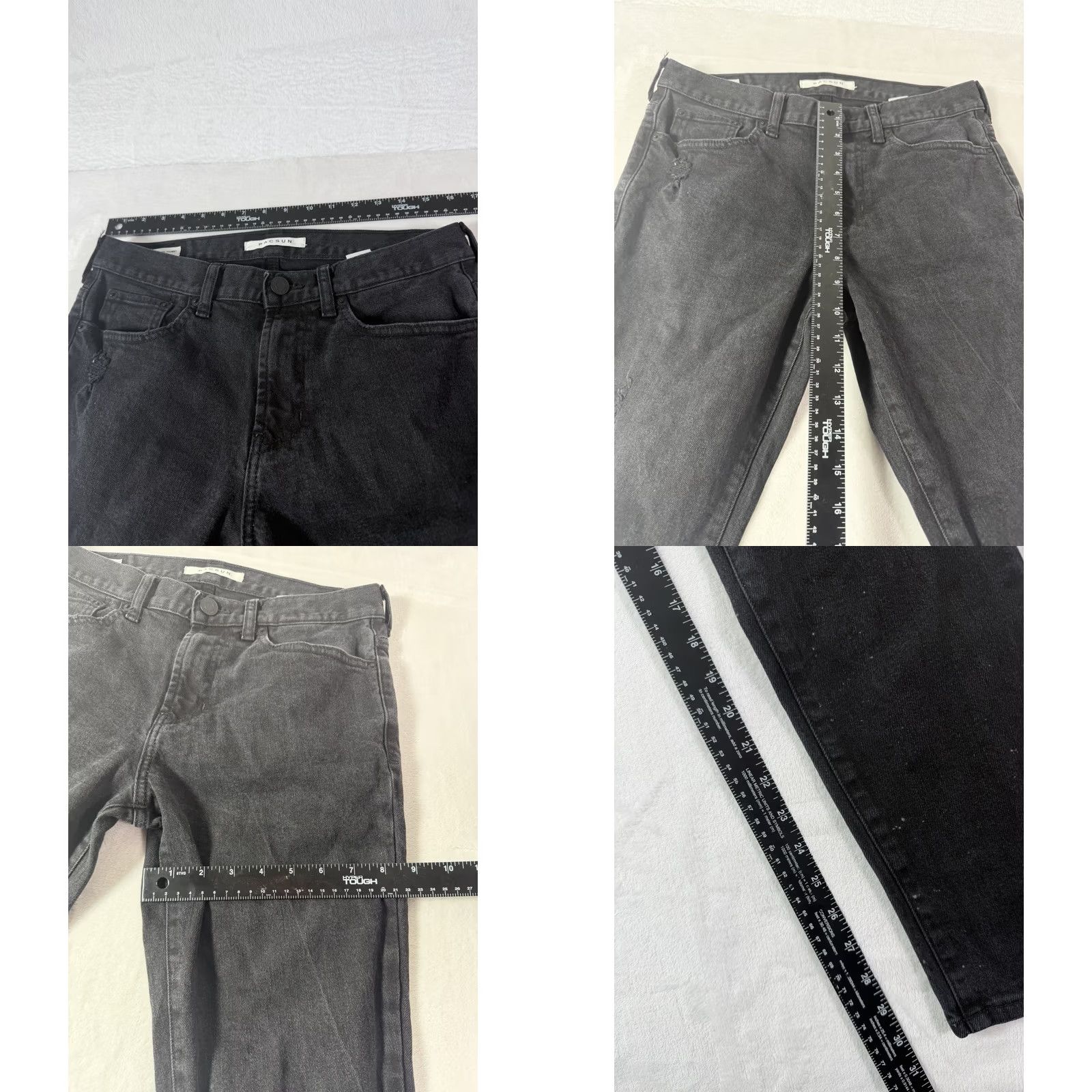 Pacsun PACsun Jeans Men’s Slim Skinny Black Denim Size 30x32 Inseam 32 Stretch 5-Pocket Modern Regular Rise Mid Vintage: No Size US 30 / EU 46 - 8 Thumbnail