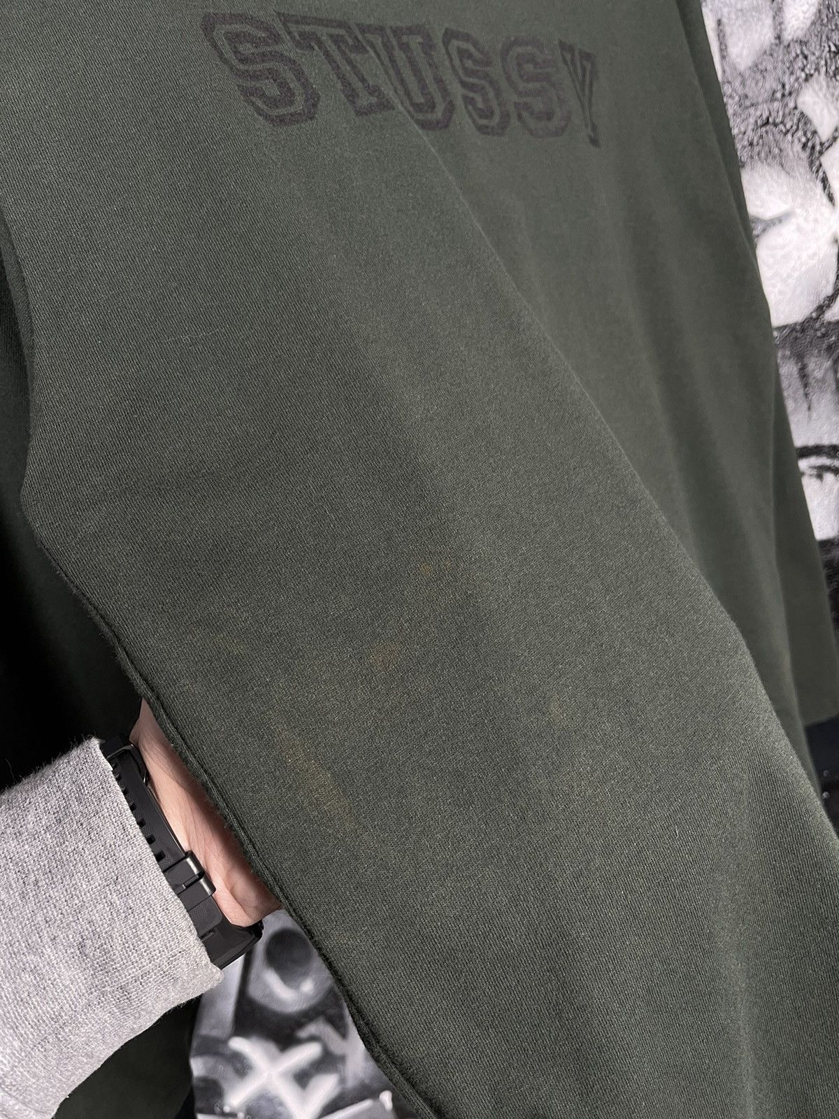 Stussy Y2K Stussy Double-Sided Long Sleeve Mens Size M Size US M / EU 48-50 / 2 - 14 Thumbnail