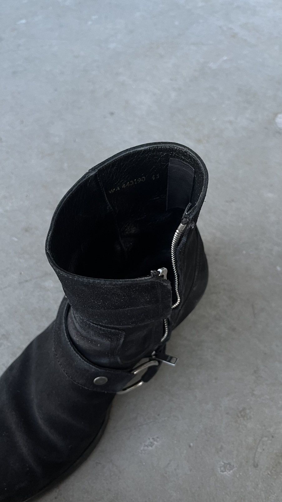 Saint Laurent Paris FW16 Hedi Saint Laurent Paris Wyatt 40 Suede Harness Boots Size US 10 / EU 43 - 9 Thumbnail