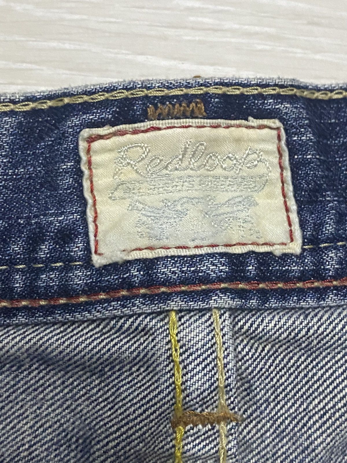 Levi's Levis Japan Redloop Fade Wash Distressed Loose Jeans Size US 33 - 18 Thumbnail