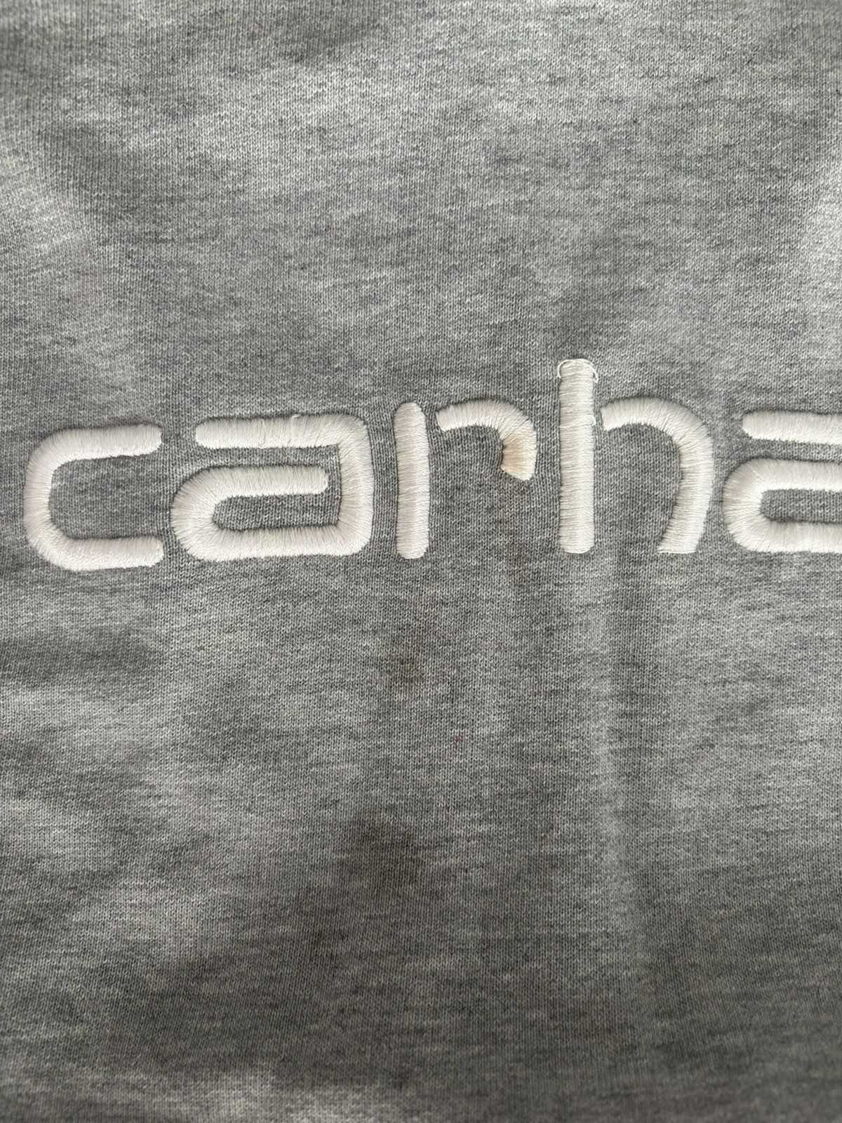 Carhartt Carhartt WIP Grey Logo Hoodie Pullover Sweatshirt Size US S / EU 44-46 / 1 - 4 Thumbnail