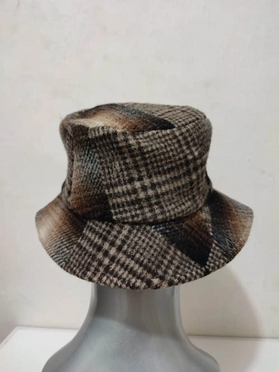 Japanese Brand B. D Japanese Check Bucket Hats Nice Design Size ONE SIZE - 4 Thumbnail