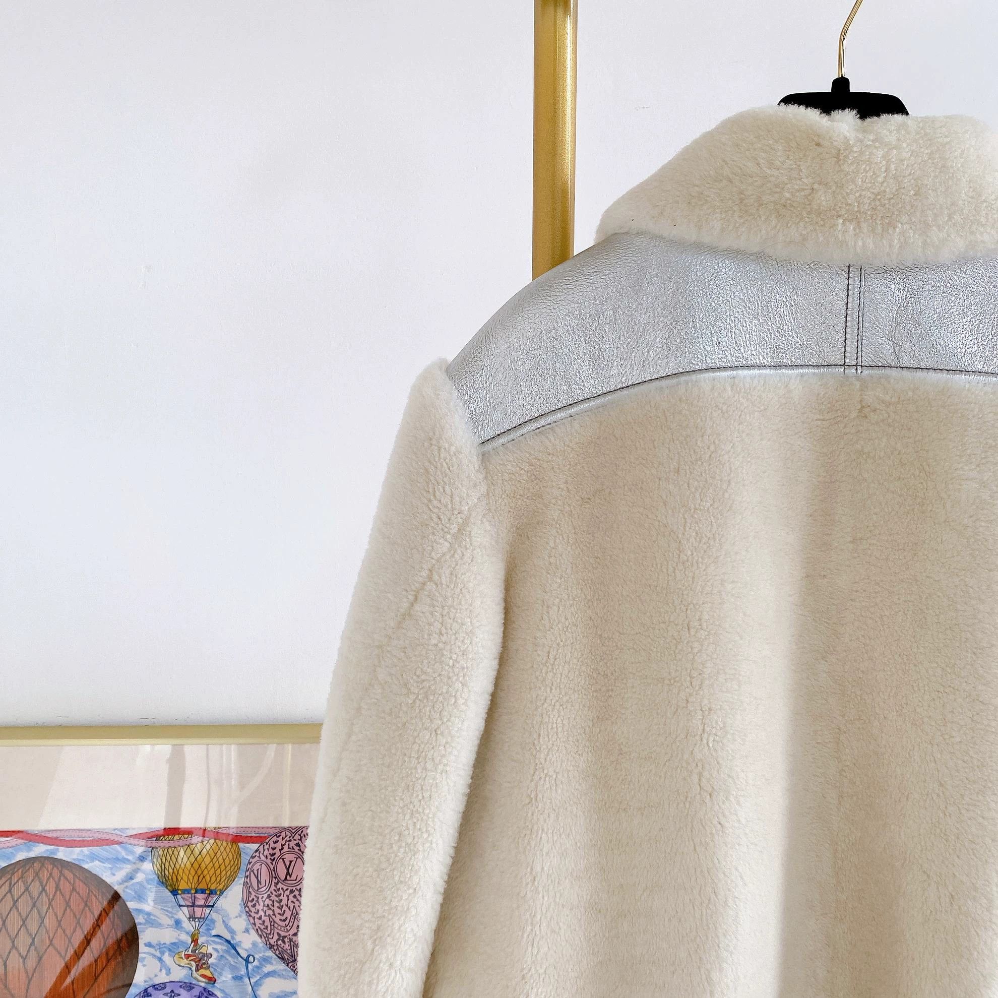 Balmain Balmain White Teddy Coat FR40 Size S / US 4 / IT 40 - 5 Thumbnail