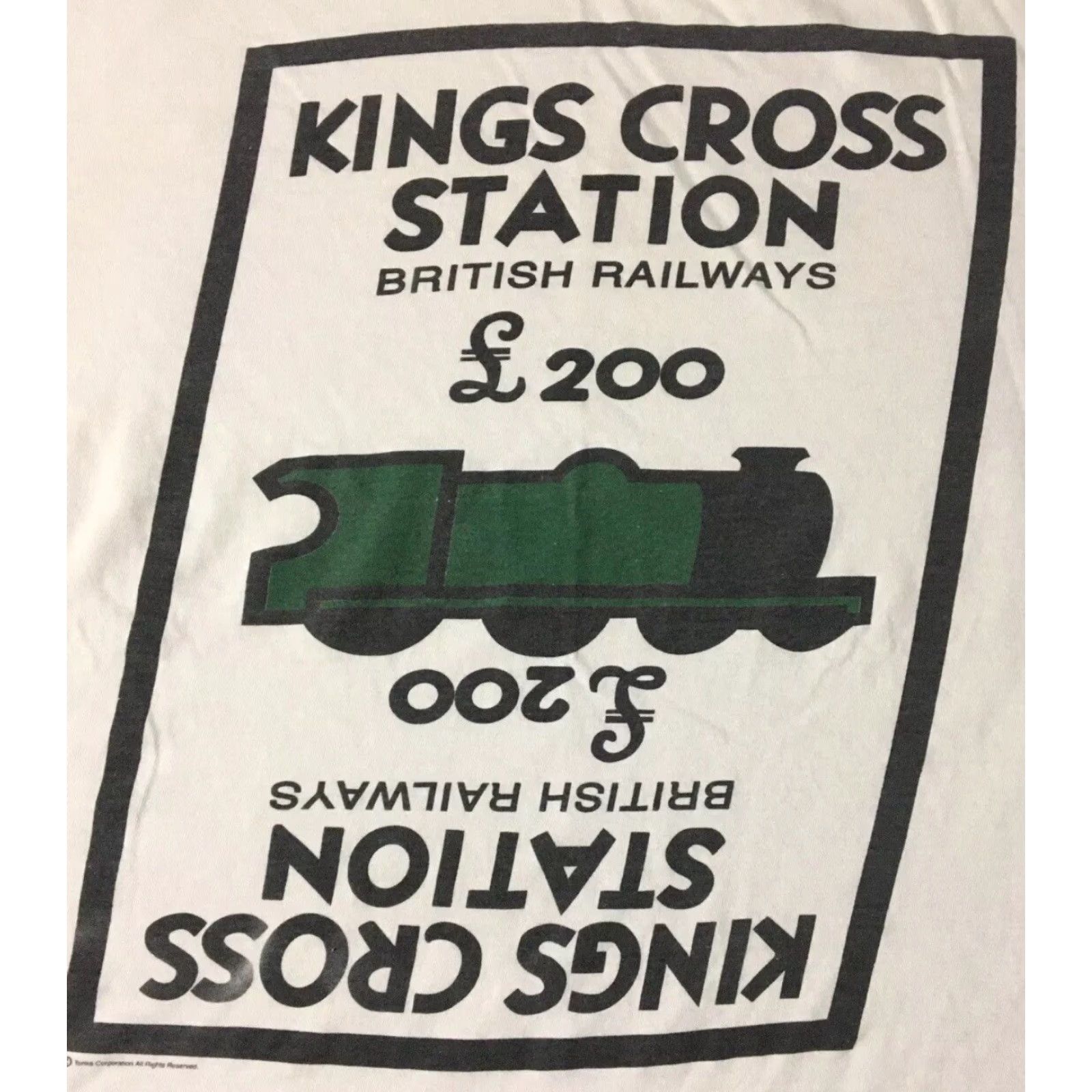 Vintage VINTAGE London Kings Cross Station Shirt Mens M White 90s 80s Train Biker Grunge Single Stitch Baltimore? Size US M / EU 48-50 / 2 - 2 Thumbnail