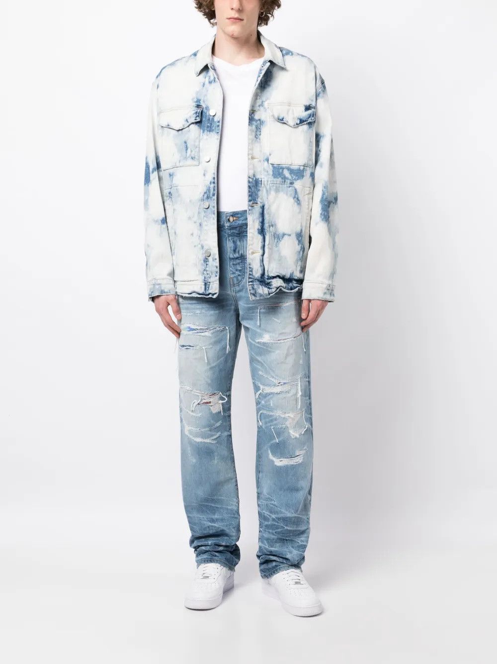Amiri o1y0525 Denim Pant in Blue Size US 32 / EU 48 - 5 Thumbnail