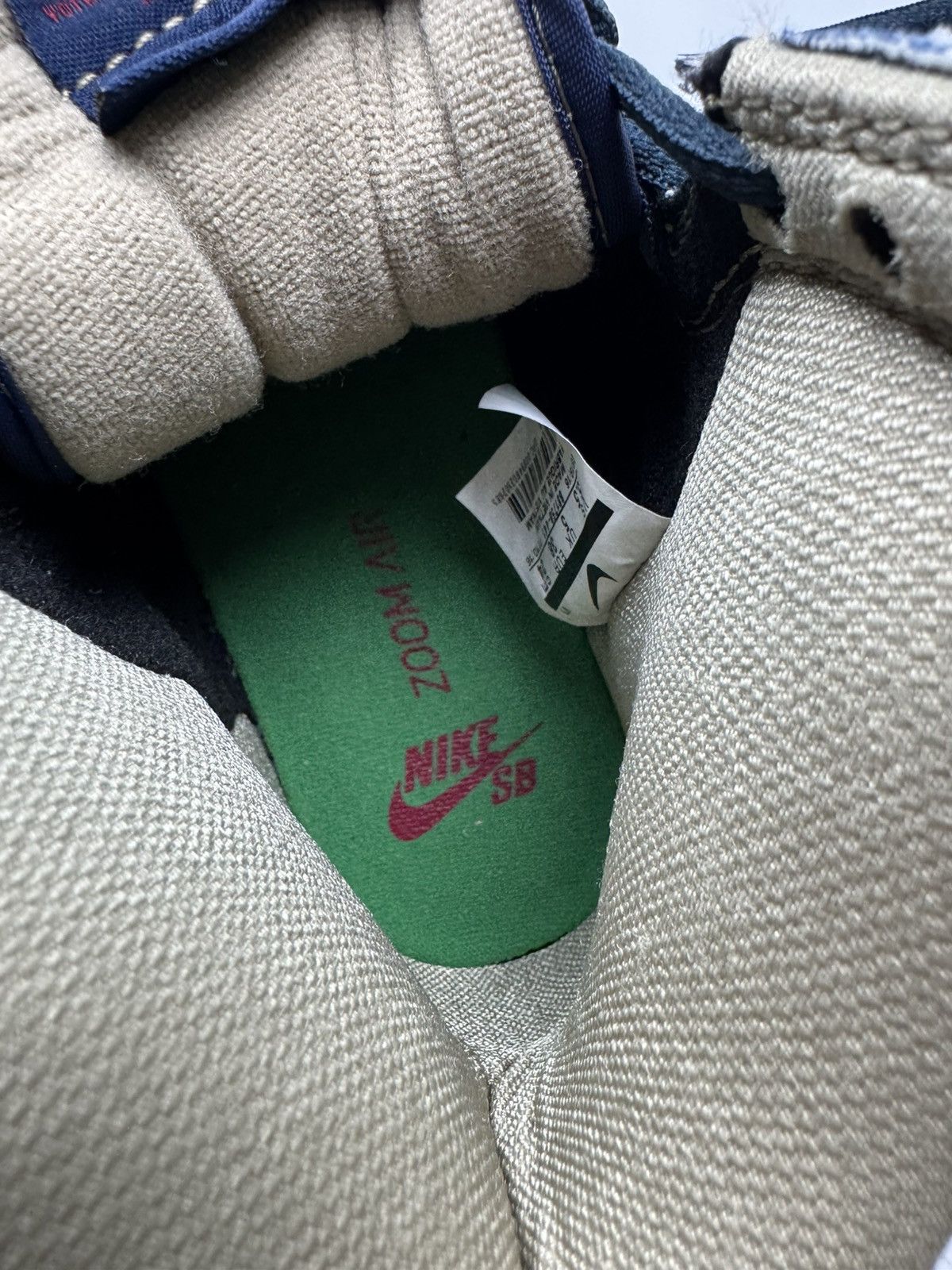 Nike SB Nike SB Dunk High Reese Forbes Denim QS Size US 5.5 / EU 38 - 9 Thumbnail