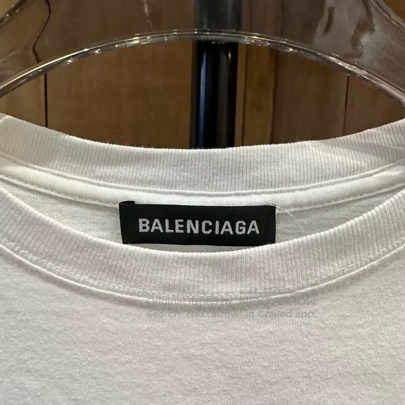 Balenciaga Balenciaga White lock logo short-sleeved shirt Size US XS / EU 42 / 0 - 4 Thumbnail