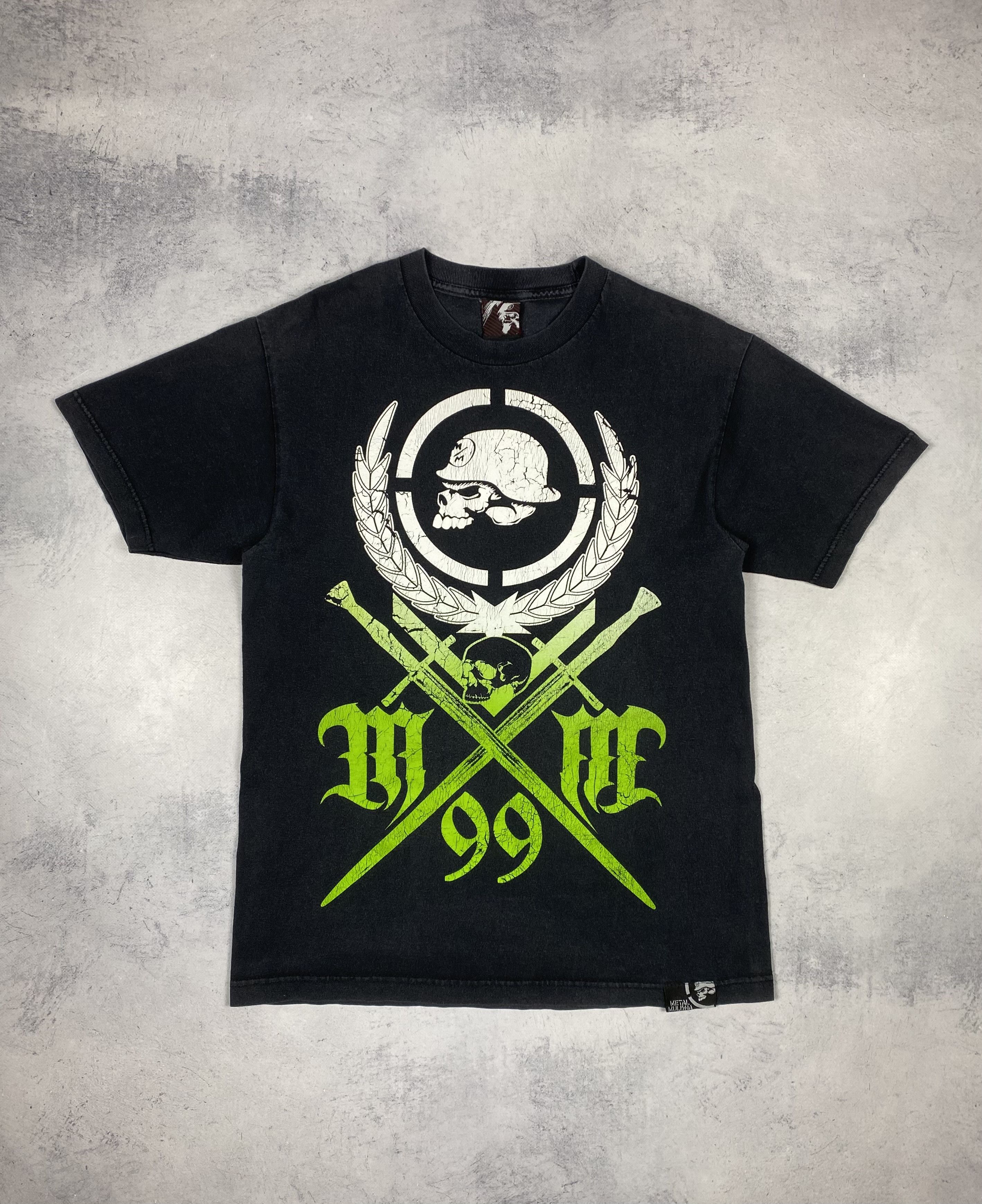 Band Tees Vintage Metal Mulisha Big Logo Skull Graphic y2k T Shirt Size US L / EU 52-54 / 3 - 2 Thumbnail
