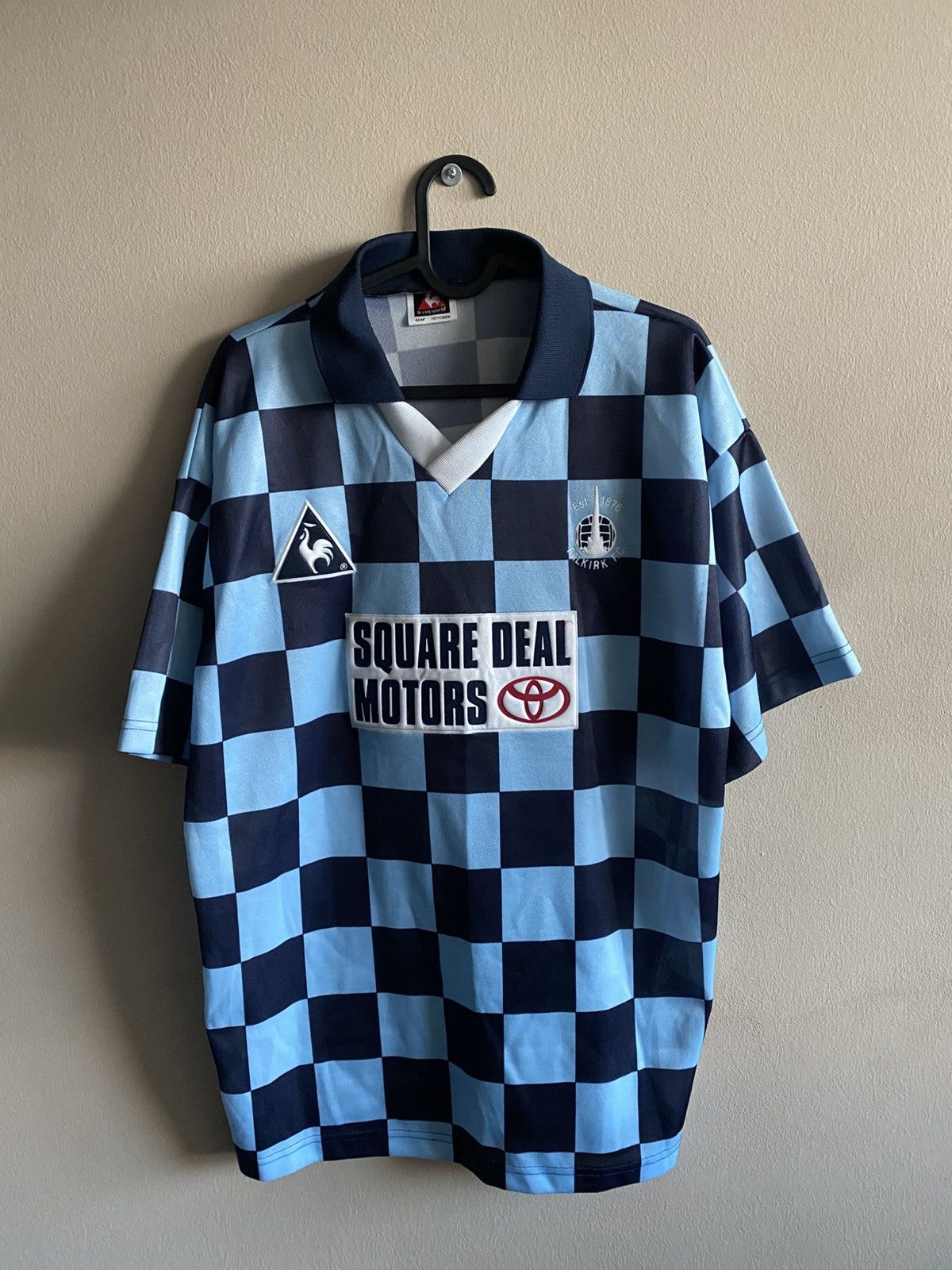 Le Coq Sportif Vintage 1996/1997 Falkirk Home Le Coq Sportif Soccer Jersey Size US L / EU 52-54 / 3 - 1 Thumbnail