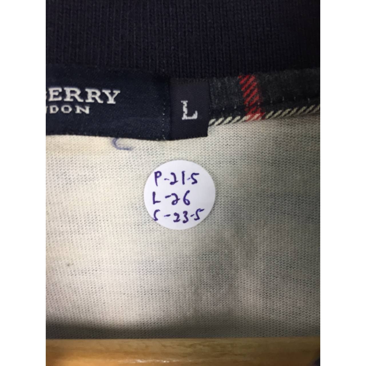 Burberry Vtg Burberry London Nova Check Longsleeve Polo Tee Size US L / EU 52-54 / 3 - 20 Thumbnail