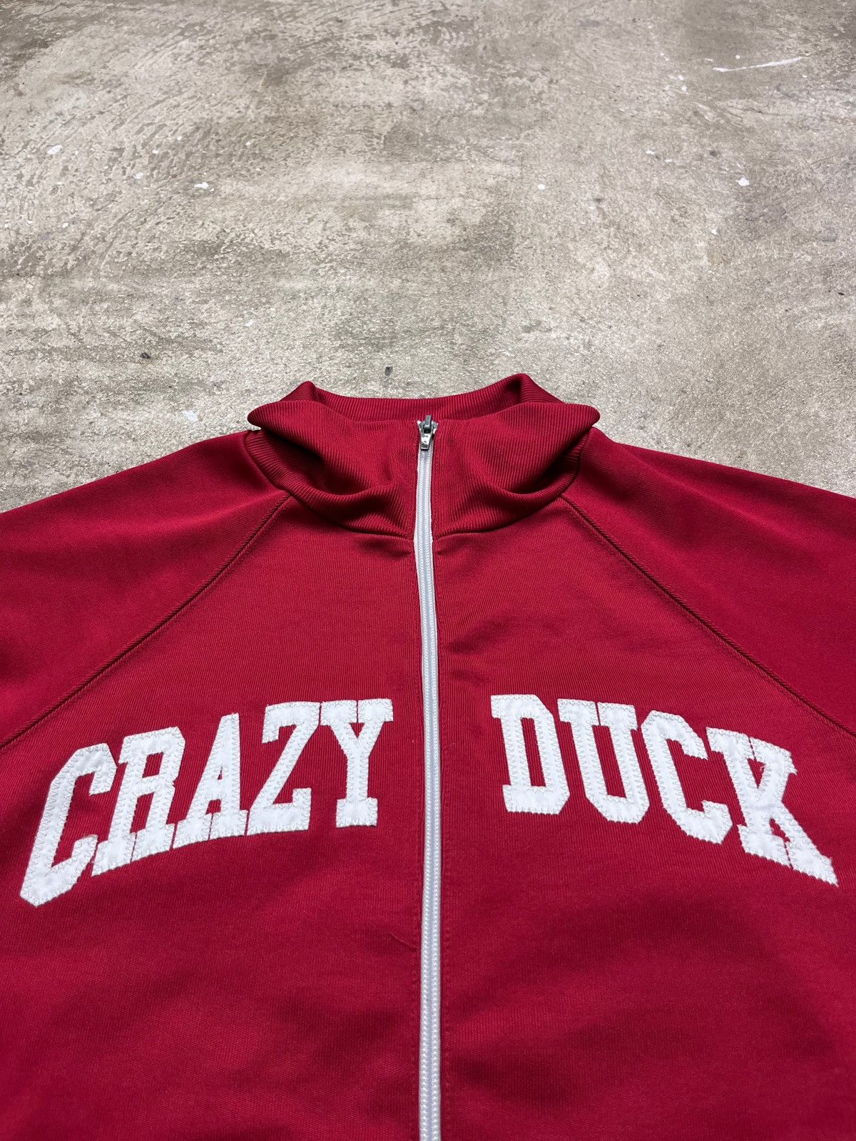 Vintage CRAZY DUCK VINTAGE TRACK JACKET - LOT № 2247 Size US L / EU 52-54 / 3 - 4 Thumbnail