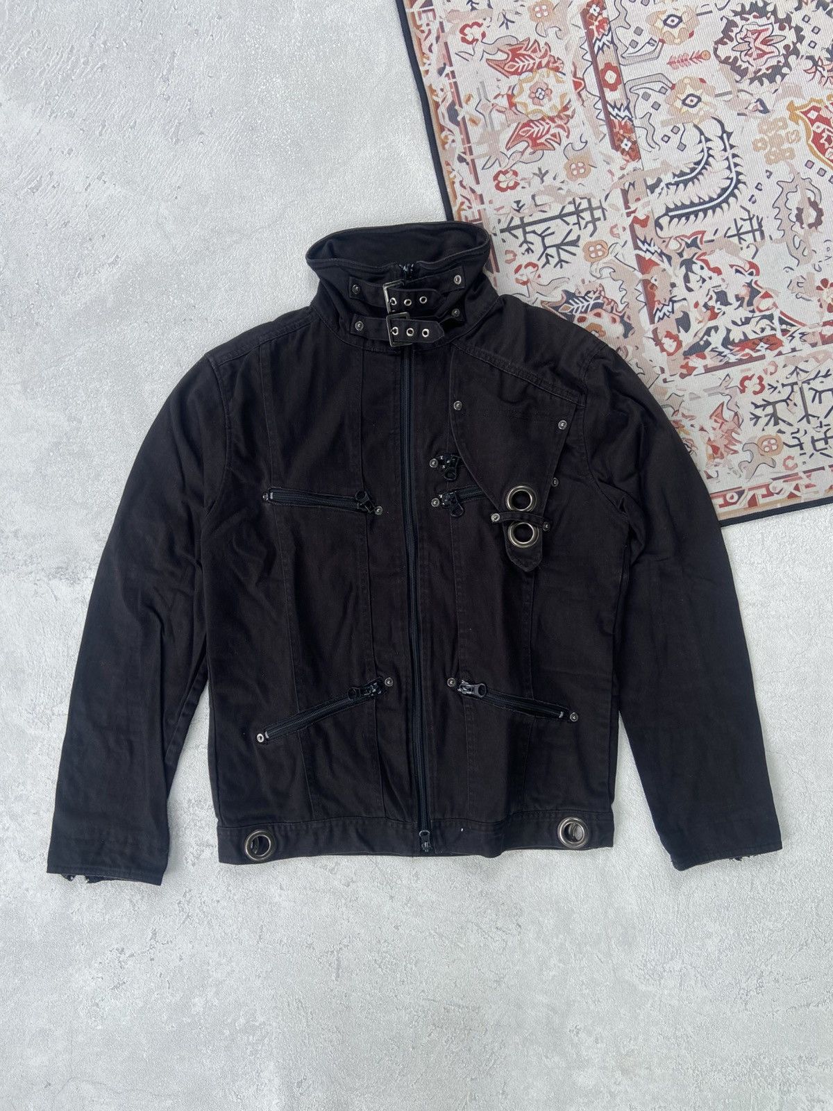 KMRii Japanese BIKERS ZIPPER GOTHIC SEDITIONARIES PUNK jacket Size US M / EU 48-50 / 2 - 2 Thumbnail