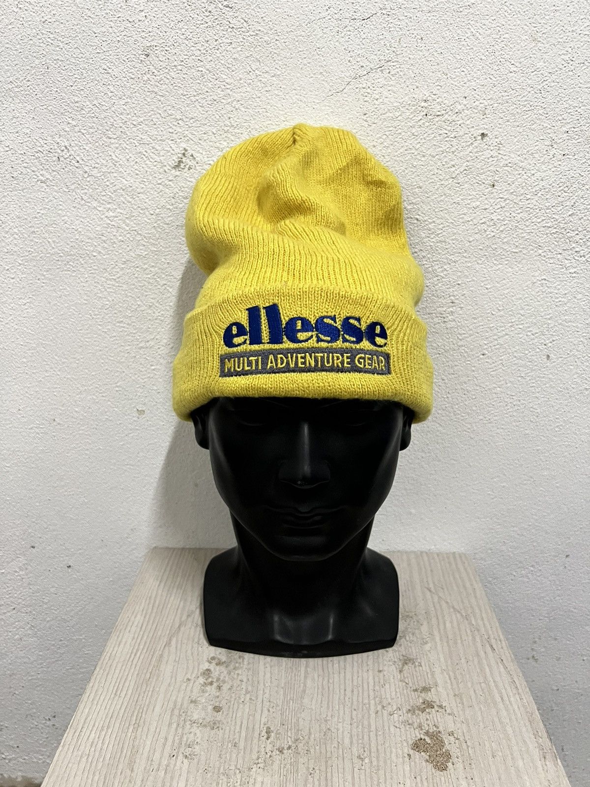 Ellesse Vintage Ellesse Spell out Beanie Hat Size ONE SIZE - 2 Thumbnail