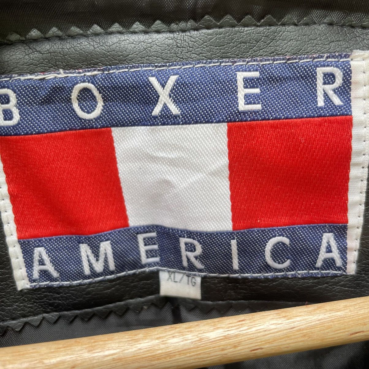 Vintage 💥Vintage Boxer American Big Log Canada Flag Jacket Size US XL / EU 56 / 4 - 9 Thumbnail