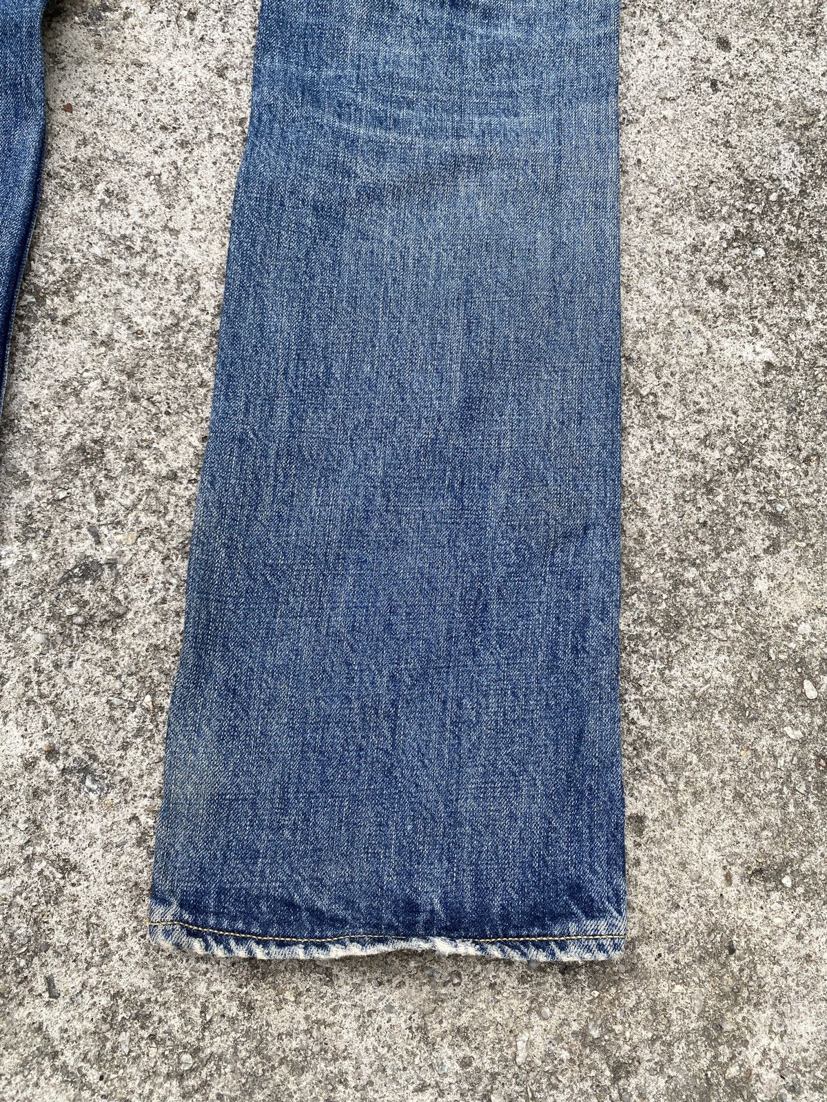 Japanese Brand Rodeo Crown Japan Faded Distressed Denim Size US 31 - 13 Thumbnail
