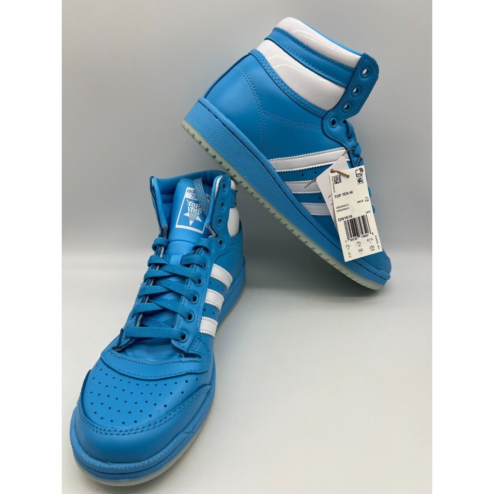Adidas Adidas Originals Top Ten Hi Sky Rush UNC Blue Men's GW1616 8 Size US 8 / EU 41 - 12 Thumbnail
