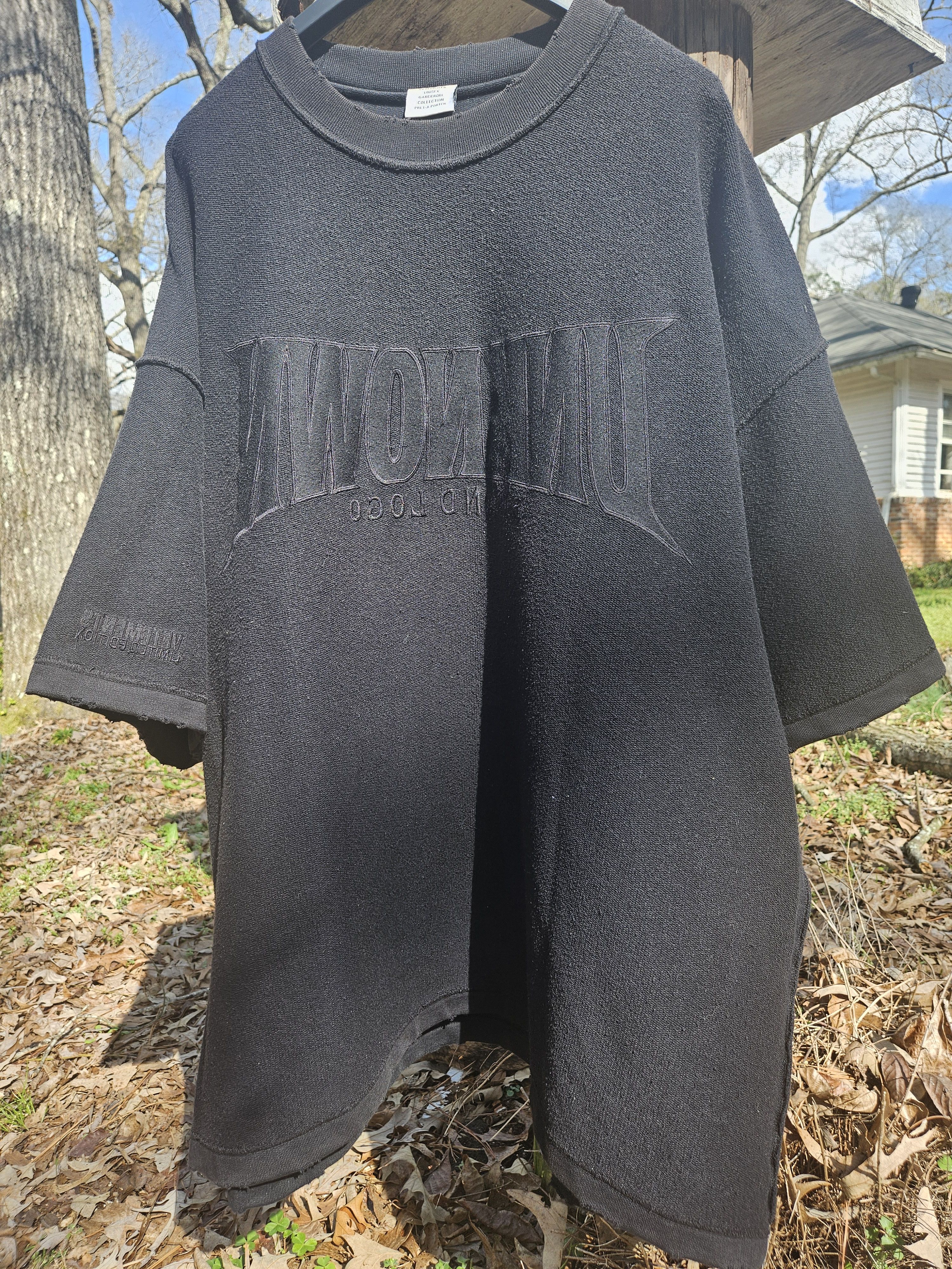 Vetements Dirty Black Anti War Unknown Reversible Mega Knit Shirt Size US S / EU 44-46 / 1 - 8 Thumbnail
