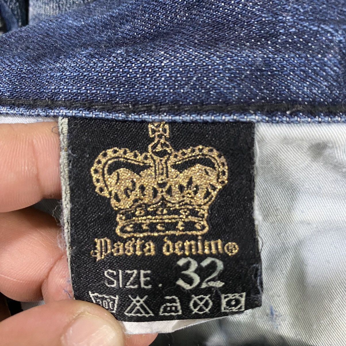 If Six Was Nine × Japanese Brand × Le Grande Bleu (L.G.B.) Pasta Denim Distressed Size 32 Blue Black Colour Size US 32 / EU 48 - 8 Thumbnail