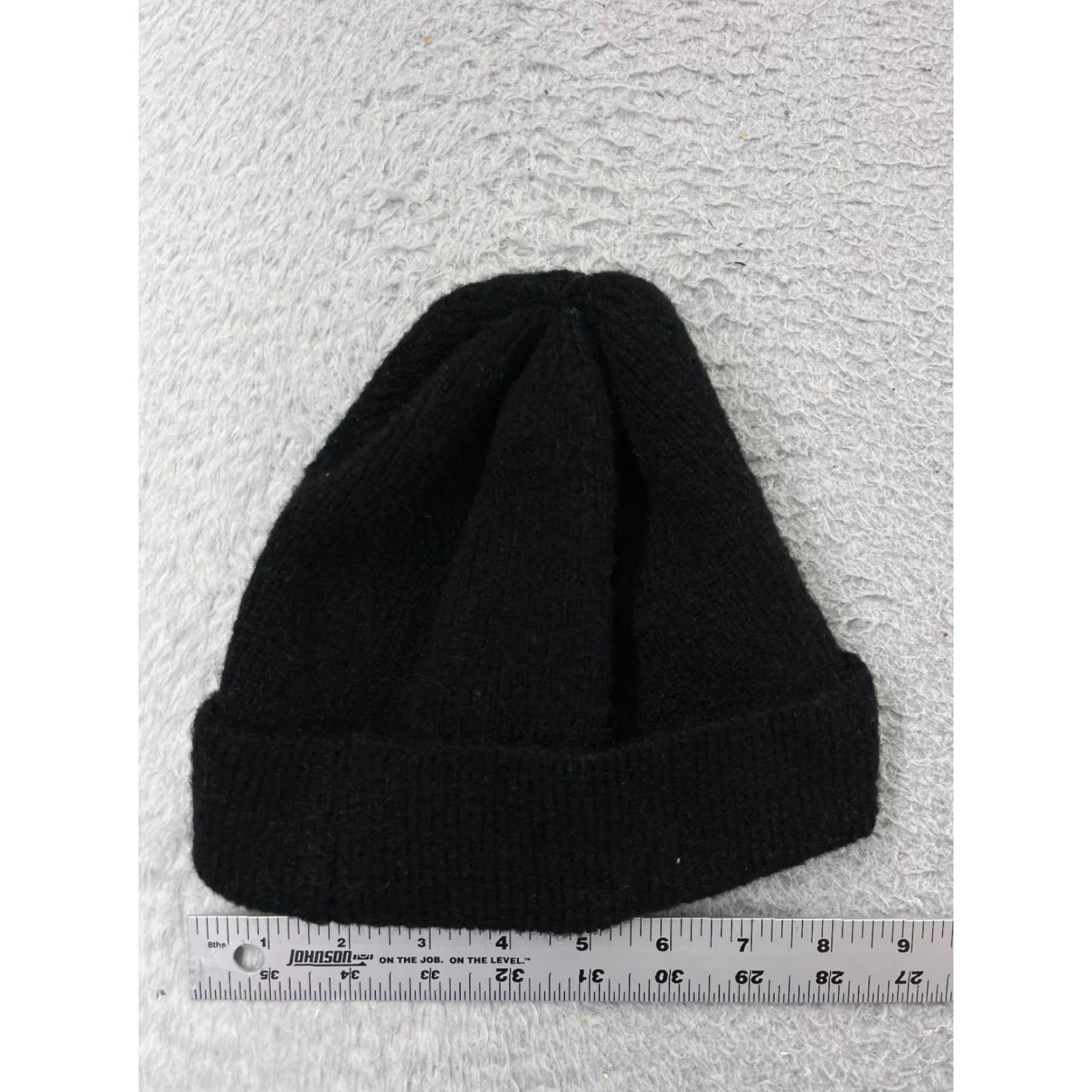 Vintage Unbranded Beanie Hat Knit One Size Black Lightweight Ski Mens Winter Casual Size ONE SIZE - 2 Thumbnail