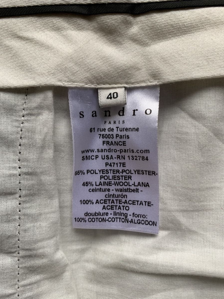 Sandro Sandro Paris women pants Size 28" / US 6 / IT 42 - 8 Thumbnail