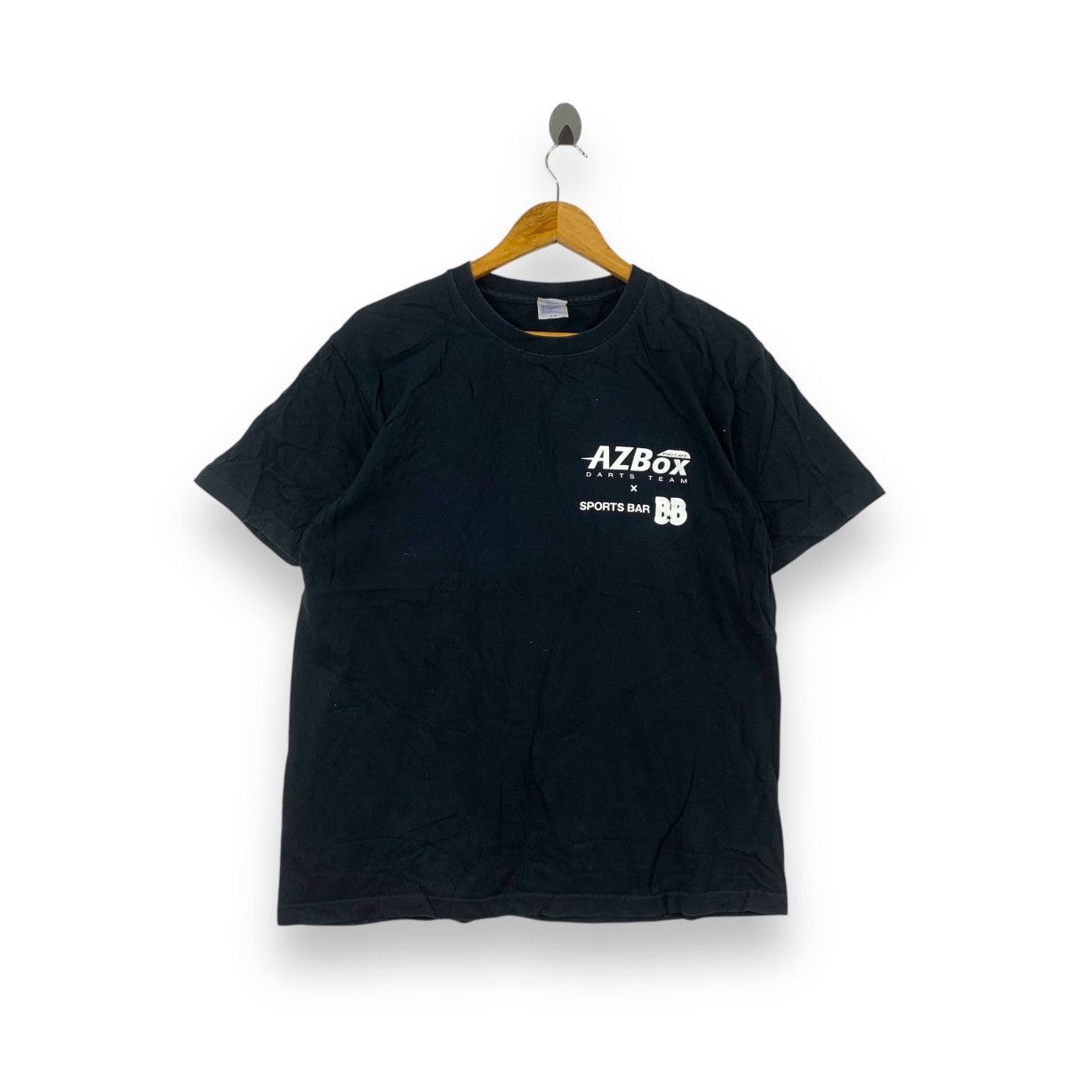 Vintage Vintage AZBOX DARTS TEAM x Sports Bar BB Anime Tee Shirt Size US L / EU 52-54 / 3 - 3 Thumbnail